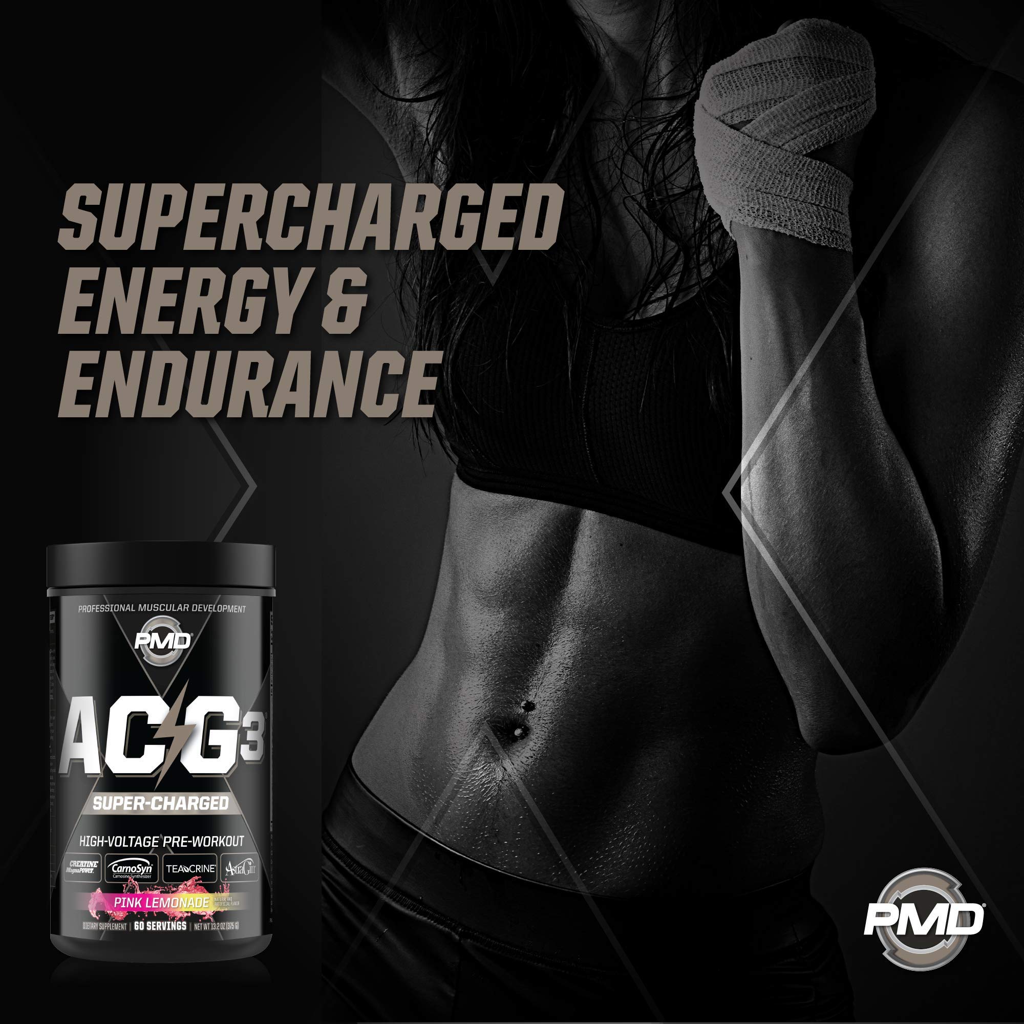 PMD Sports ACG3 Supercharged - Pre Workout - Powerful Strength, High Energy, Maximize PMD uk supplements