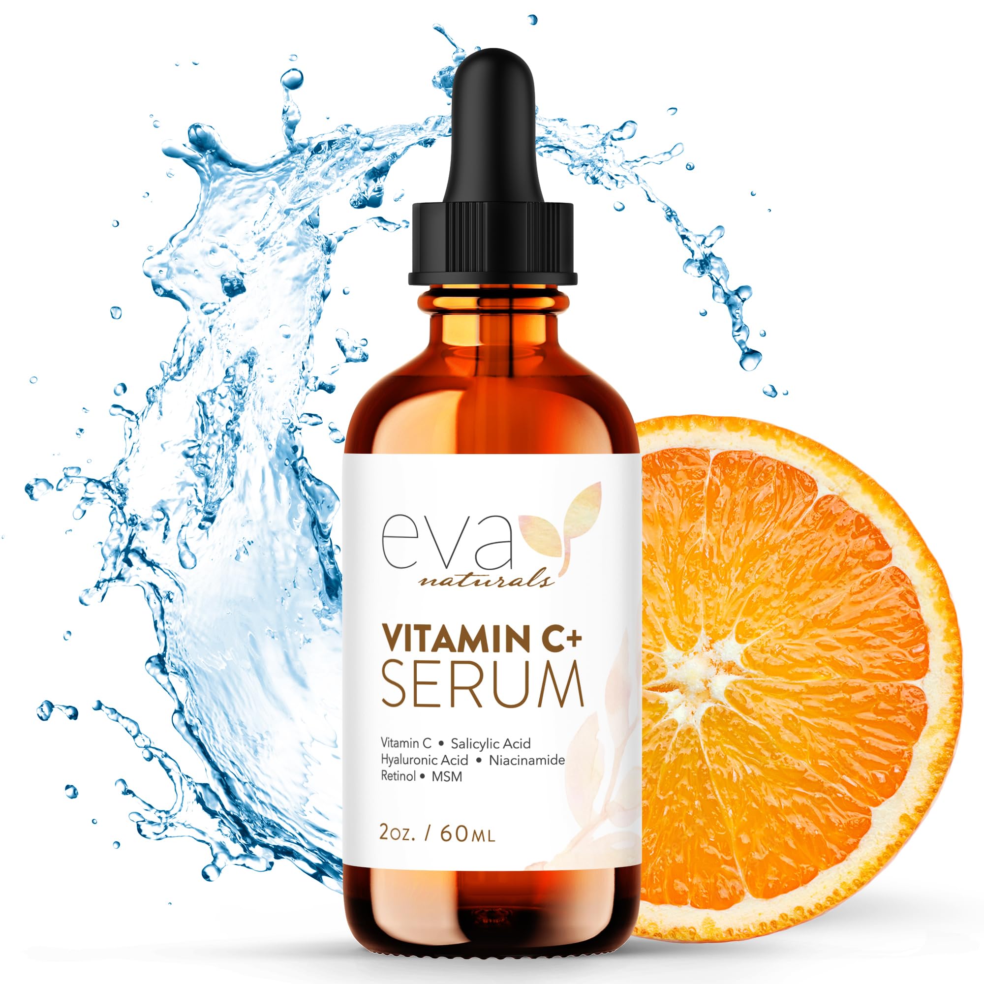 Vitamin C Serum for Face - Vitamin C Facial Serums with Hyaluronic Acid, Retinol Eva Naturals uk supplements