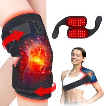 Red Light Therapy for Knee, 660nm Red Light and 850nm Near Infrared Light Therapy Device Rikimxin uk supplements