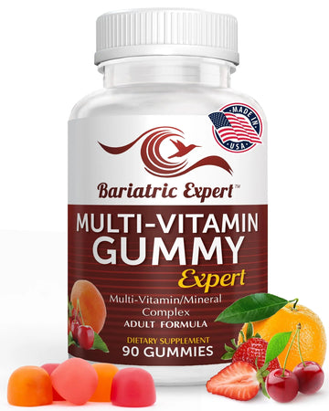 Bariatric Expert Multivitamin Gummies – Fast-Melting Dietary Supplement for Adults Post-Gastric Sleeve and Bypass, Nutritionist Recommended, 90 Count Bariatric Food Expert uk supplements