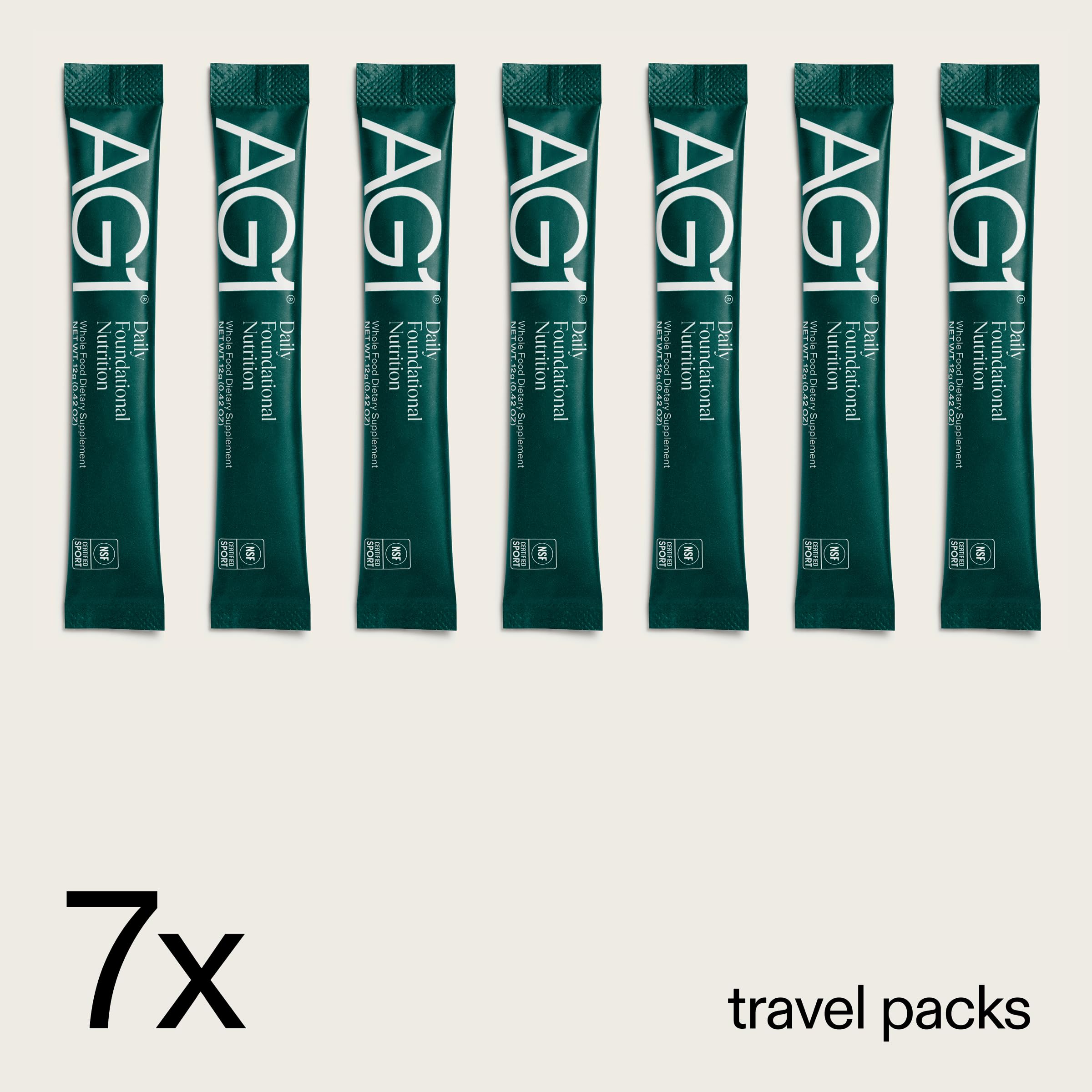 AG1 Athletic Greens 7-Day Starter Kit – All-in-One Greens Powder with Multivitamin, Probiotics, Superfoods – Includes 7 Travel Packs, BPA-Free Shaker & Habit-Building Journal AG1 uk supplements