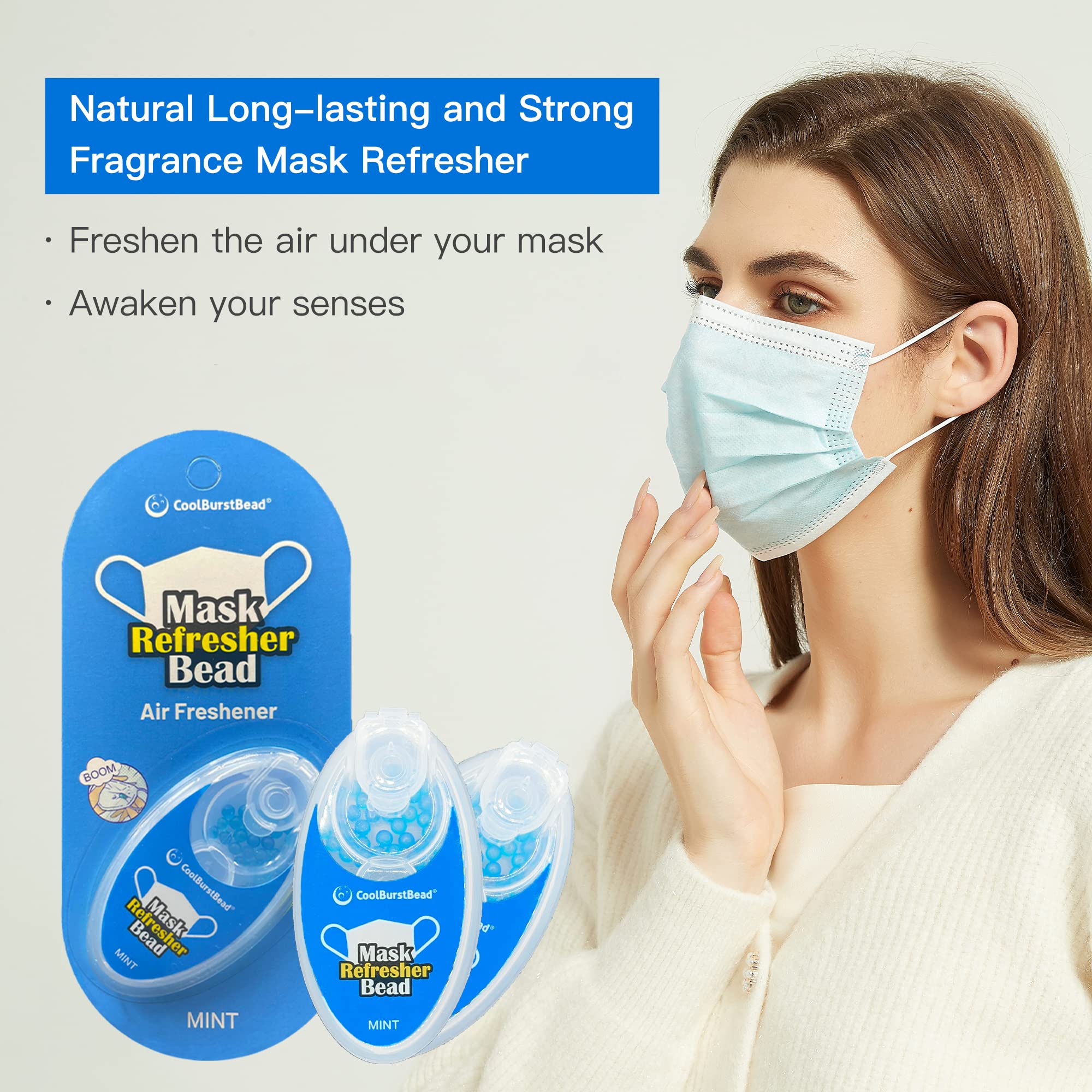 CoolBurstBead Face Mask Refresher, Long-Lasting & Strong Refreshing Fragrance, 4-Pack CoolBurstBead uk supplements