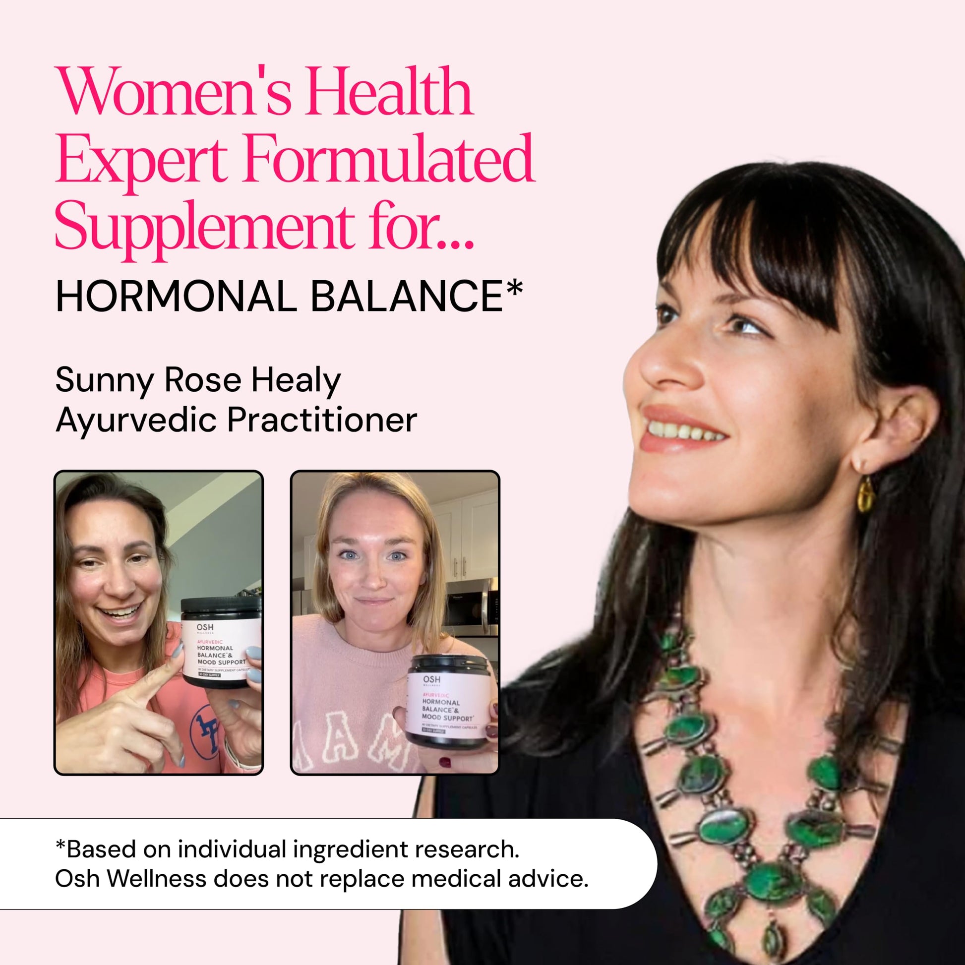 Ayurvedic Hormone Balance for Women | Cortisol Reducer | Mood, Energy, & Sleep Support | Regulates Estrogen | Stress Relief | Ashwagandha, Rhodiola, & Shatavari | Made in USA | 60 Ct. - OSH Wellness Freshly Moms uk supplements