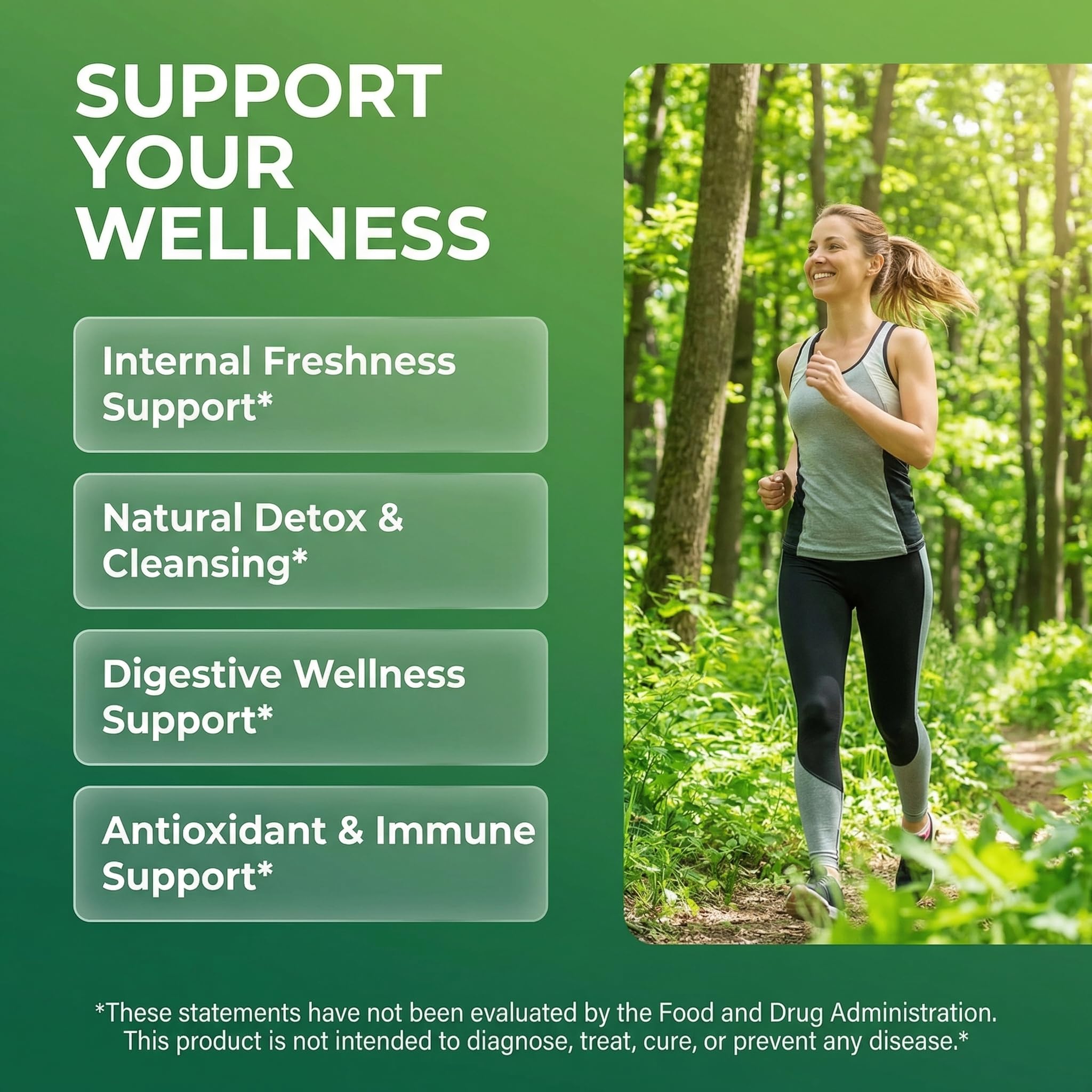 Clean Nutra Chlorophyll Capsules Supplement Internal Deodorant Peppermint, Sea Moss, Parsley, Chlorella, Spirulina, Slippery Elm, Ashwagandha, PhytoFresh Greens Detox Pills Clean Nutraceuticals uk supplements