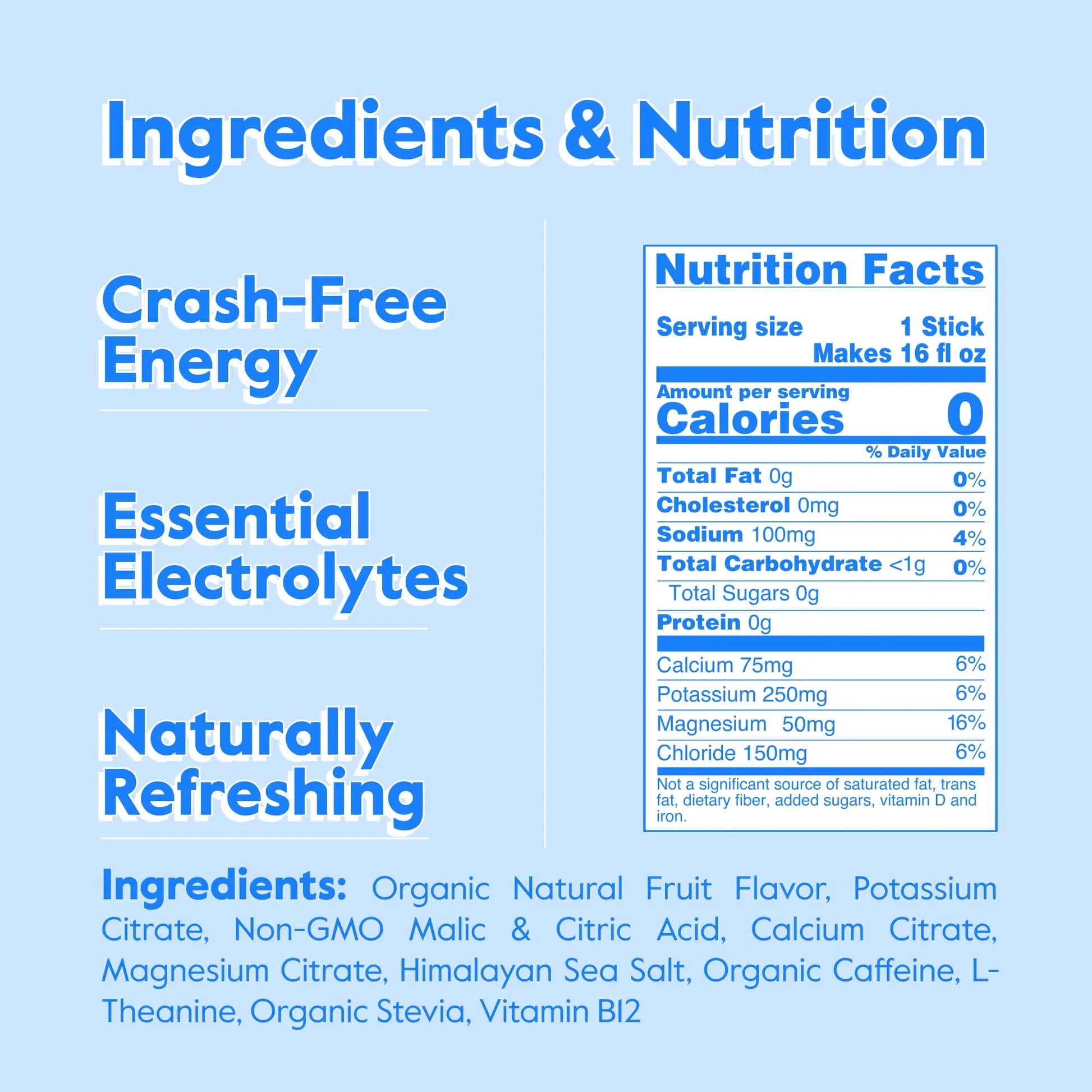 Nectar Energy Booster - Organic Caffeine, B12 & Electrolytes - Sugar Free & Zero Calorie – Healthy Coffee, Energy Drink & Soda Alternative – Hydration & Energy Supplement (Variety 30 Powder Packets) Nectar uk supplements