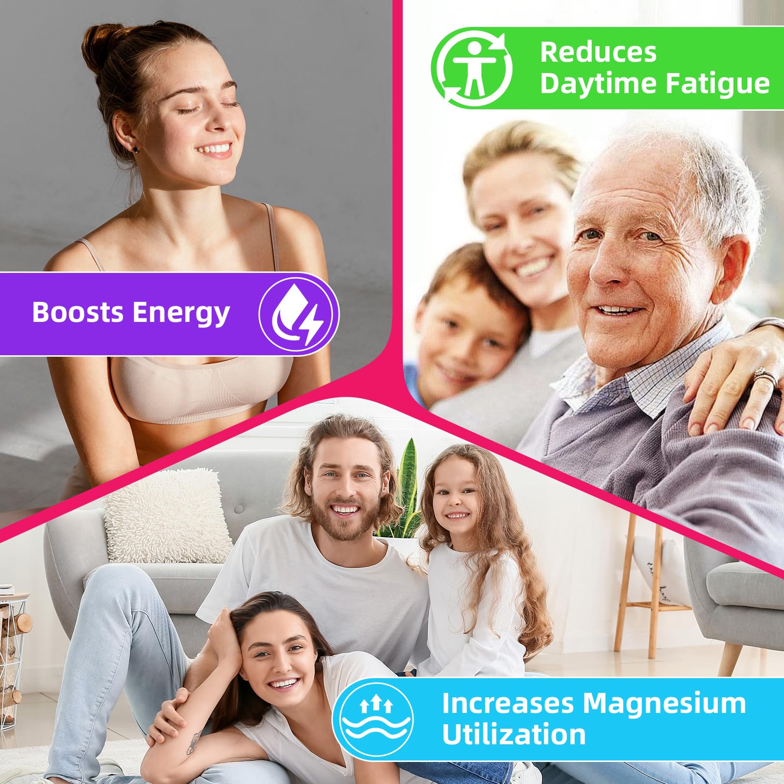2 Pack Magnesium Complex Gummies – with 12 Forms of Magnesium Plus Vitamins B6, B12 & C. Vegan Strawberry Gummies to Support Mood, for Adults, 120 Count BVIVLOO uk supplements