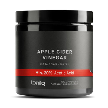 Toniiq 20% Acetic Acid Ultra High Strength Non-GMO Apple Cider Vinegar Capsules Toniiq uk supplements