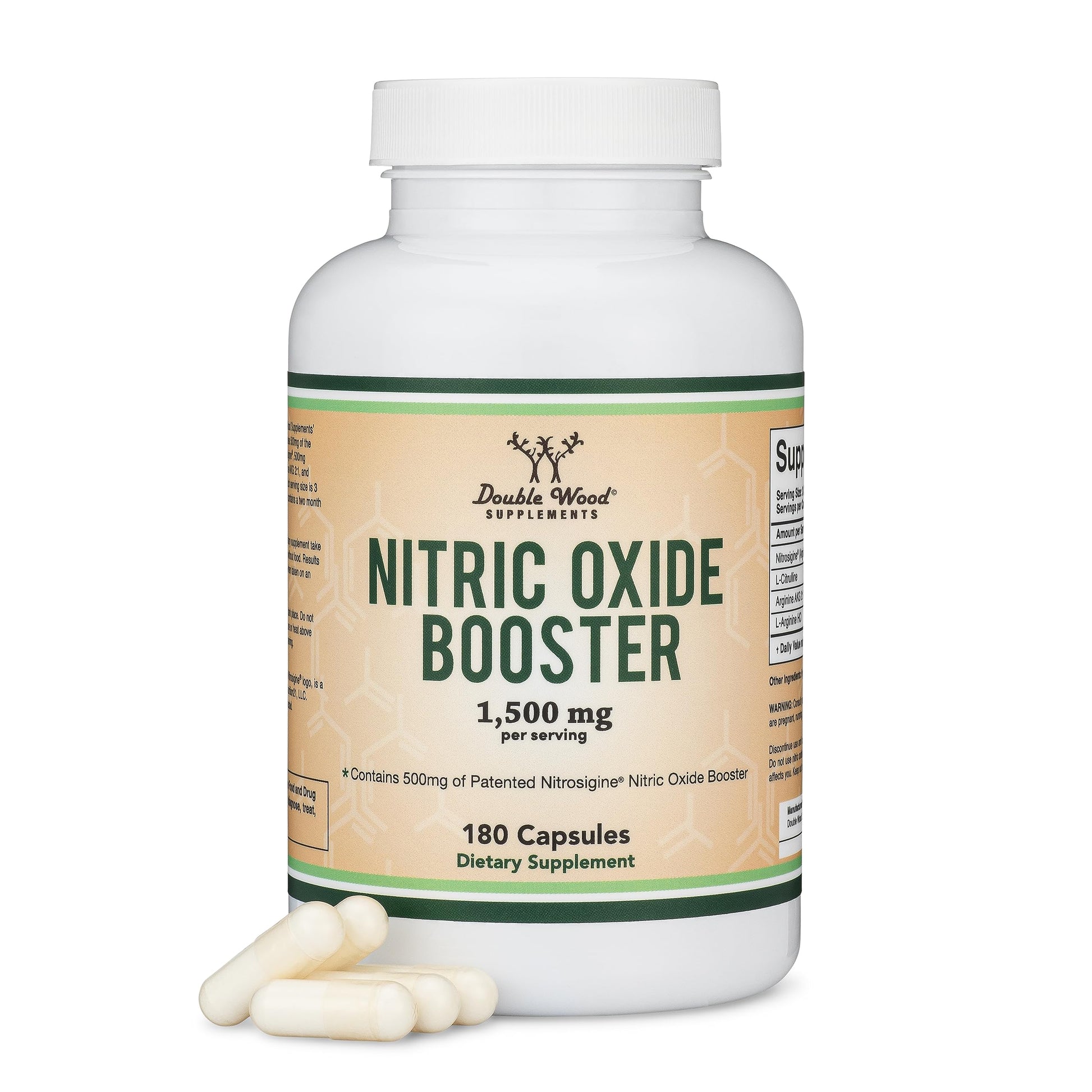 Nitric Oxide Supplement (Stim Free Pre Workout) - Nitric Oxide Booster with Nitrosigine Double Wood Supplements uk supplements