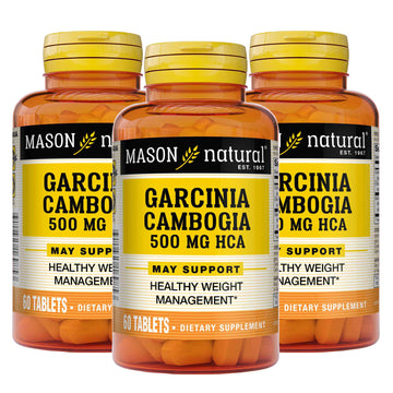 MASON NATURAL Garcinia Cambogia 500 mg HCA with Calcium and Chromium MASON NATURAL uk supplements