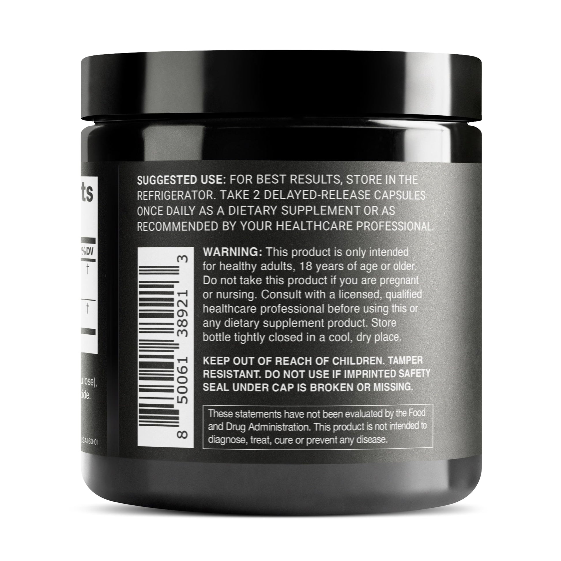Toniiq 100 Billion CFU Lactobacillus Salivarius Probiotic - Highest Verified CFU Count - Third-Party Lab Tested for Potency - 60 Vegetarian Capsules - 30 Servings - TQ Verified Toniiq uk supplements