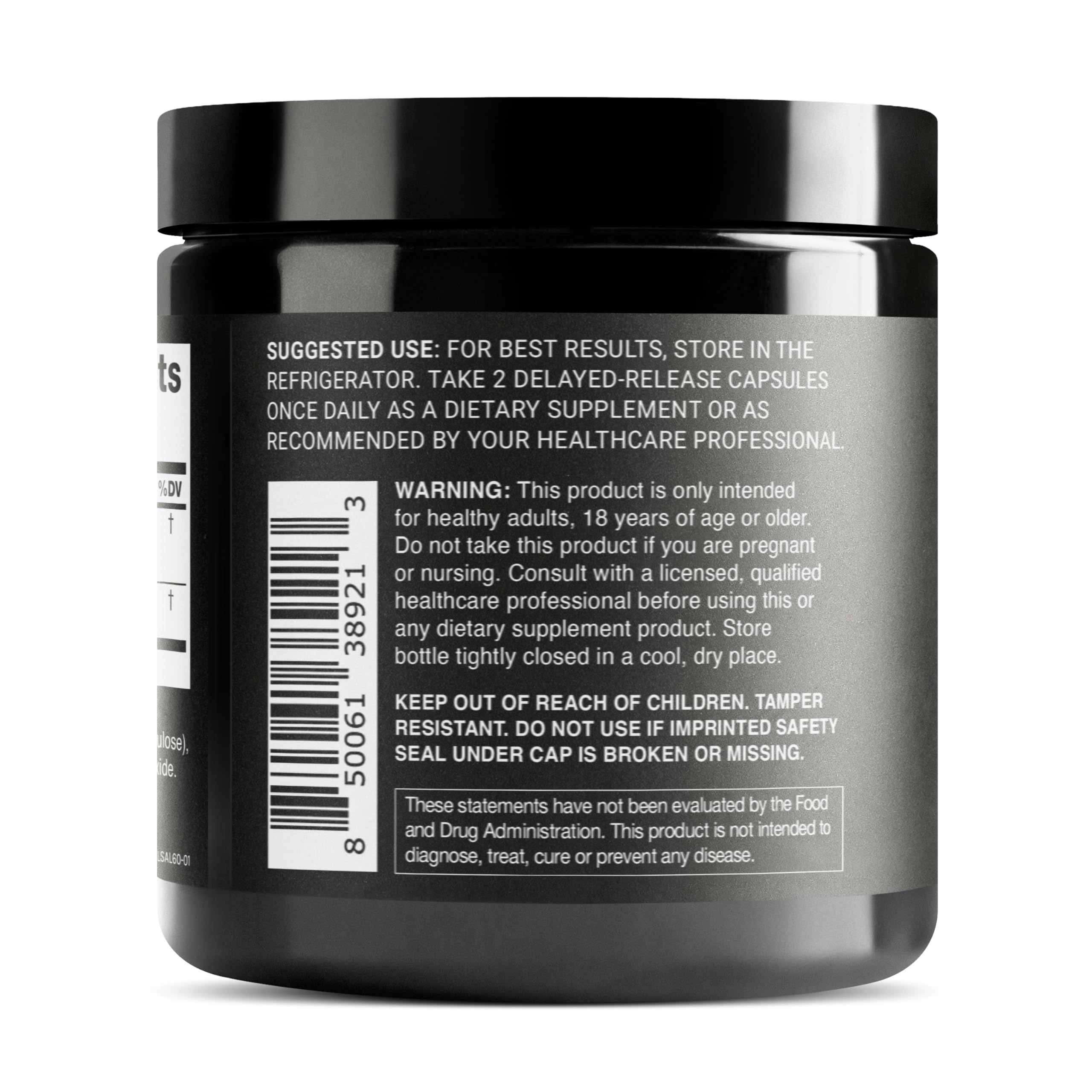 Toniiq 100 Billion CFU Lactobacillus Salivarius Probiotic - Highest Verified CFU Count - Third-Party Lab Tested for Potency - 60 Vegetarian Capsules - 30 Servings - TQ Verified Toniiq uk supplements
