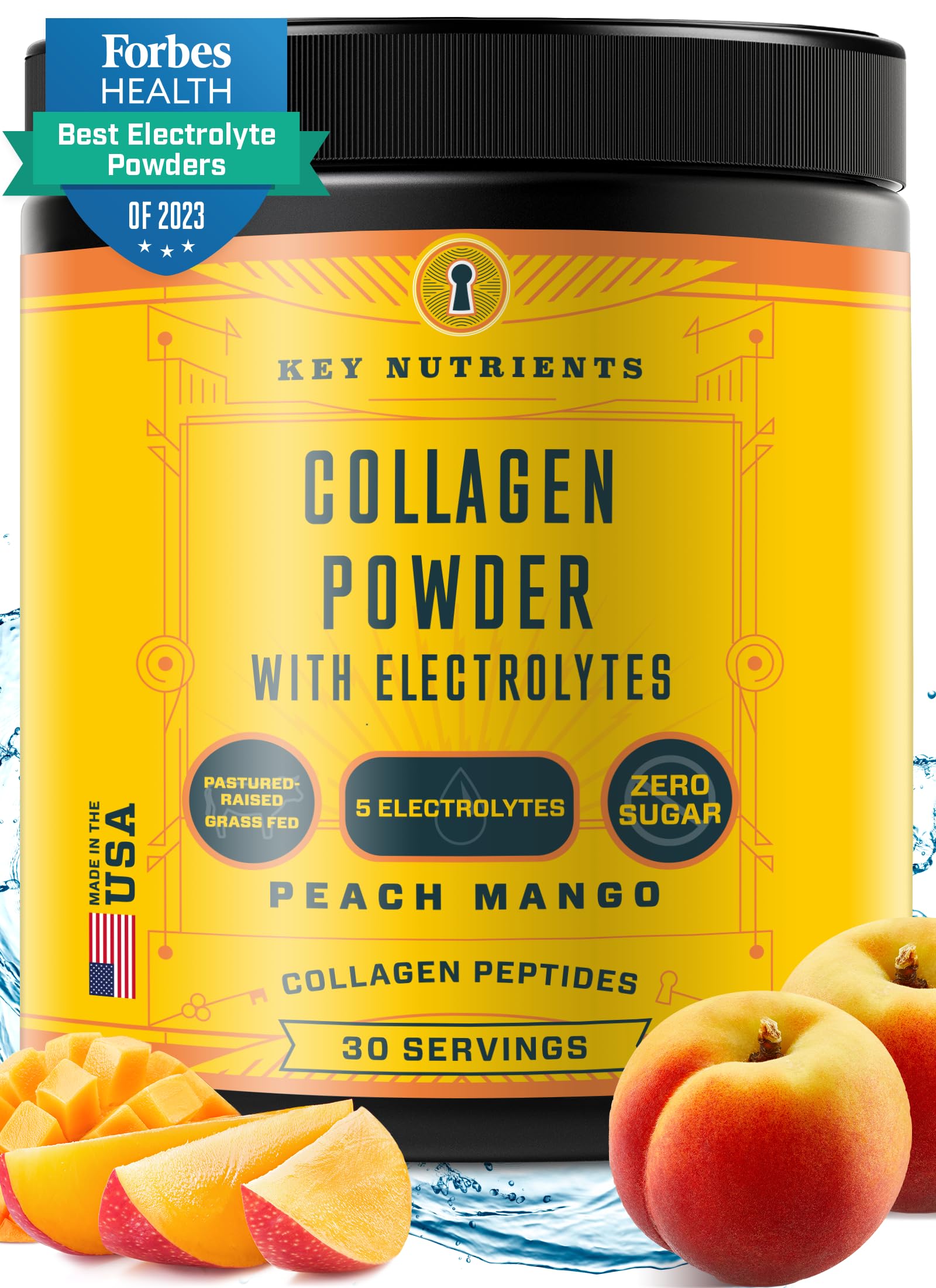 Collagen Peptides with Electrolytes Powder, Collagen Powder, Collagen Peptides Powder KEY NUTRIENTS uk supplements