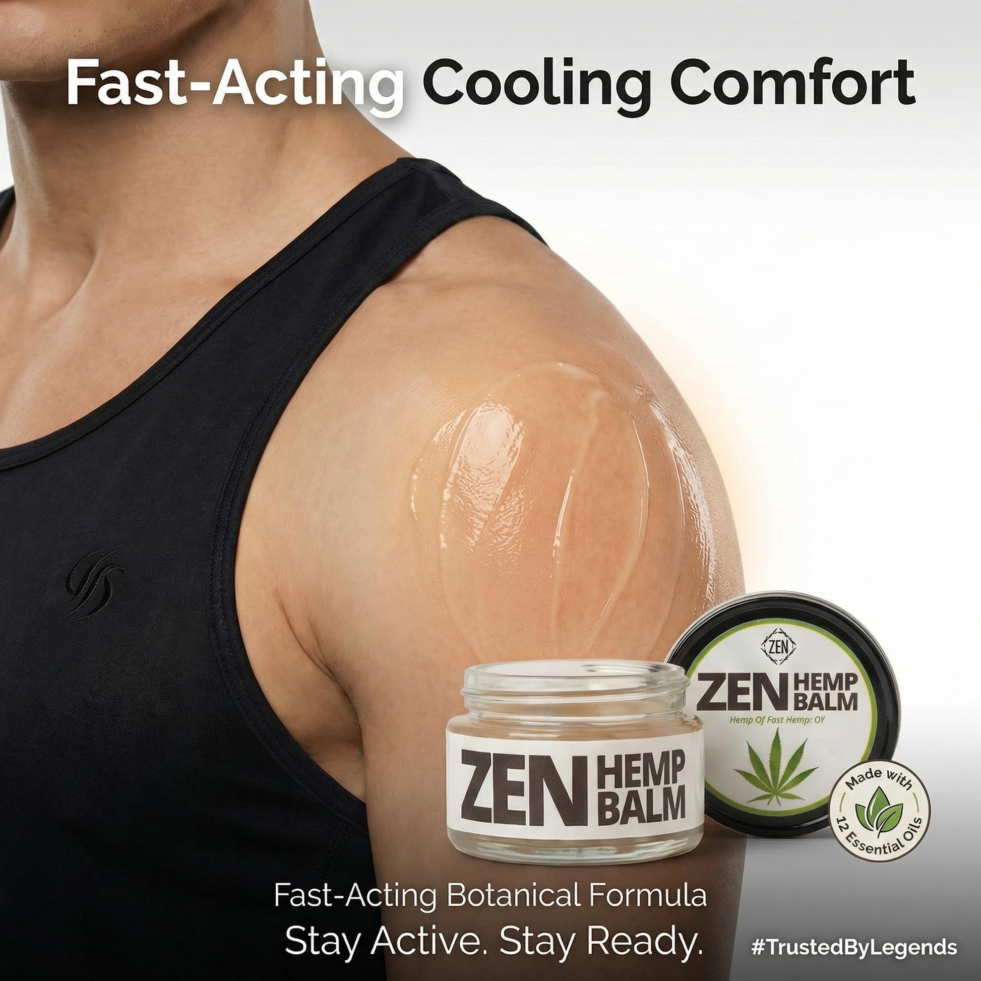 ZEN Hemp Balm 3 Pack – Fast-Acting Pain Relief for Muscles & Joints – Plant-Based Topical – 0.7 oz Each ZEN uk supplements
