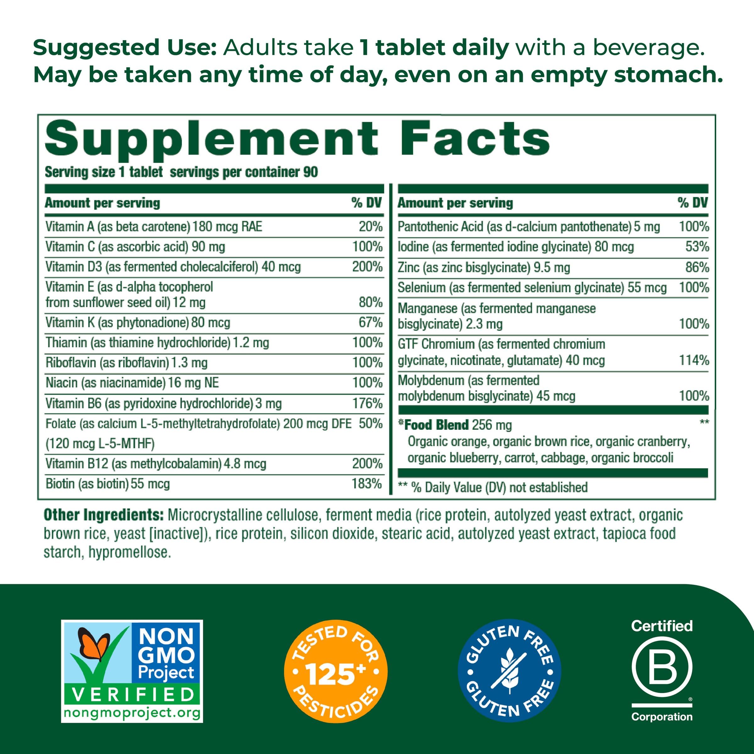 MegaFood Women's 55+ One Daily Multivitamin for Women with Vitamin A, Vitamin C MegaFood uk supplements