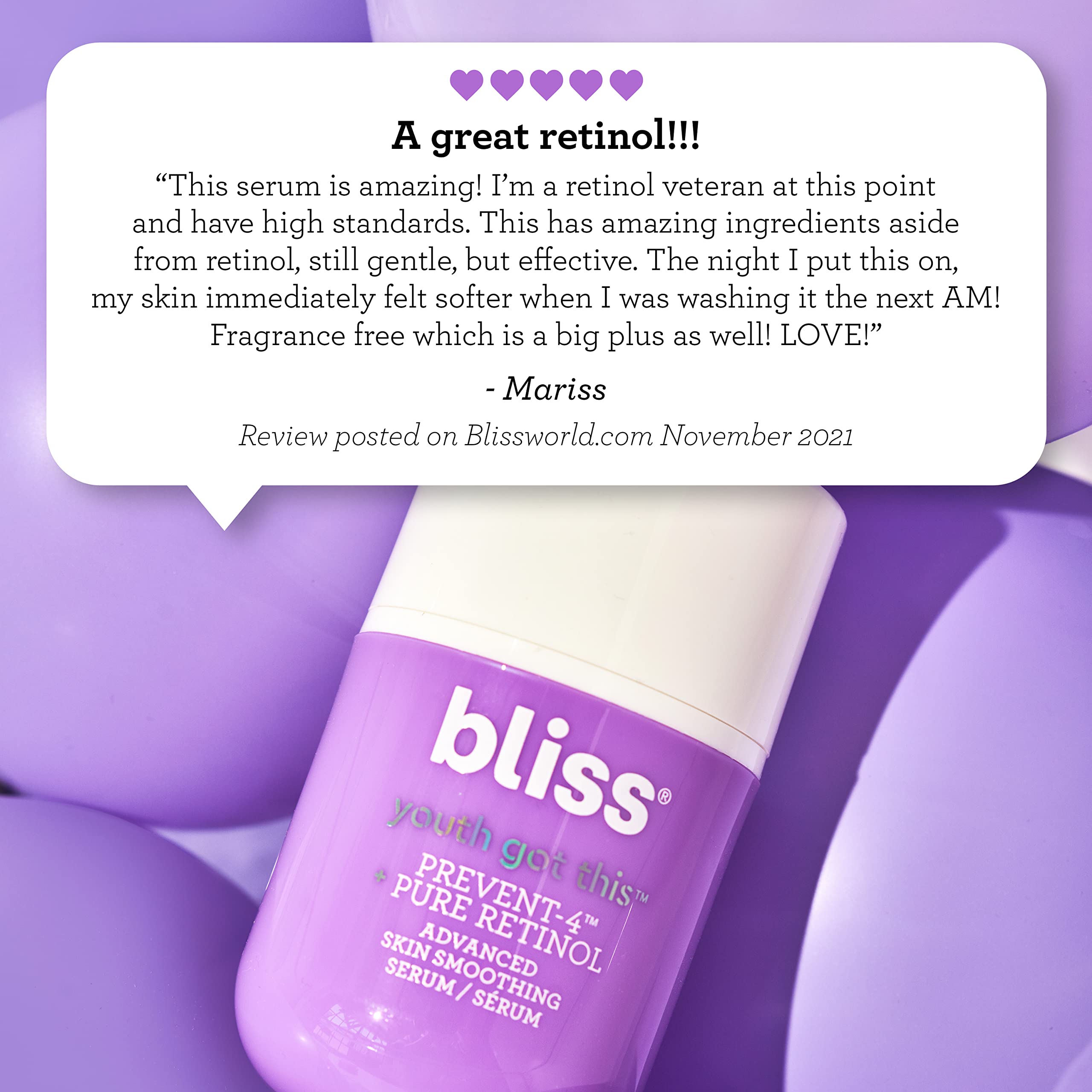 Bliss Youth Got This™ Prevent-4™ + Pure Retinol - 0.67 Fl Oz - Advanced Skin Bliss uk supplements