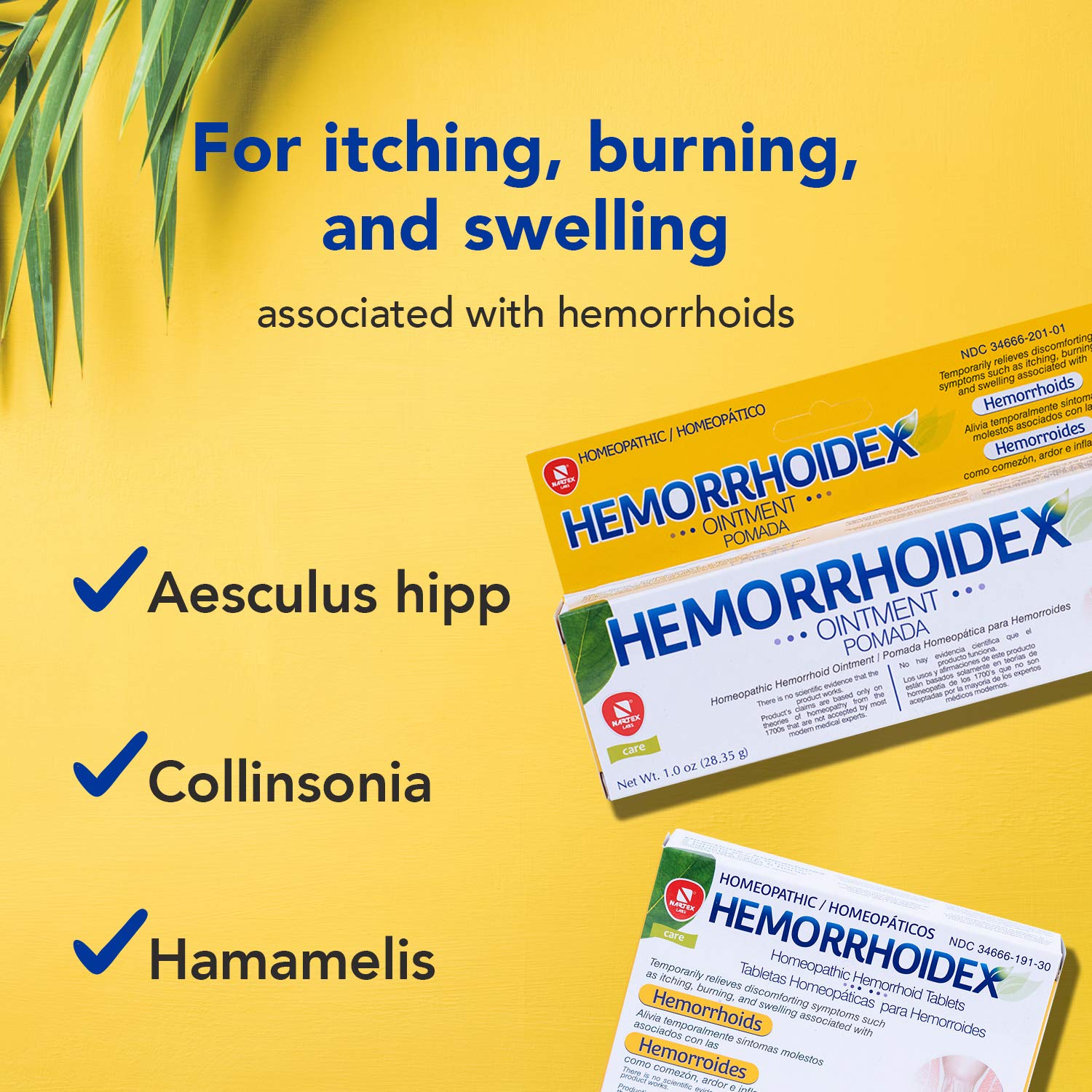Nartex Hemorrhoid X Treatment Combo Pack 1 Tube & 30 Tablets NARTEX LABS uk supplements