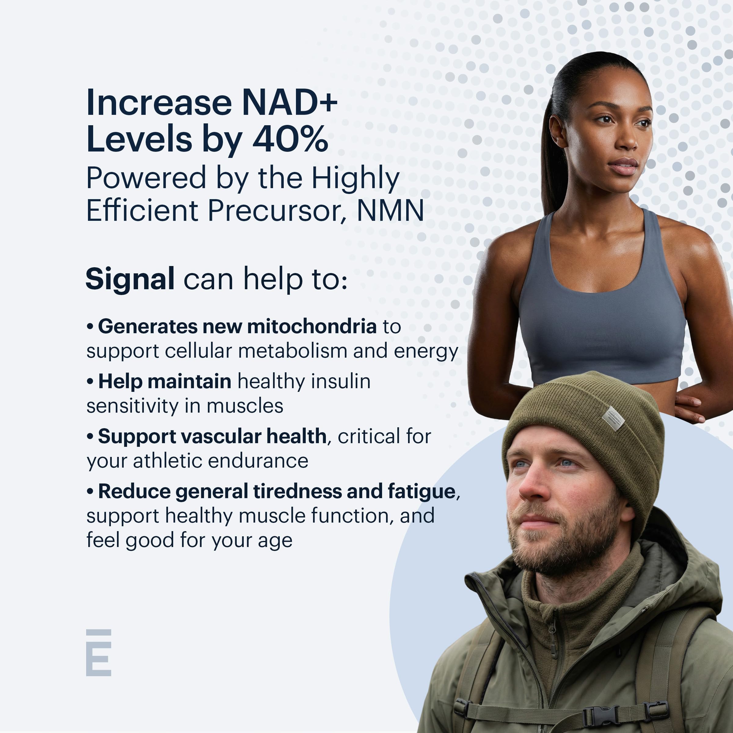 ELYSIUM Signal NMN Supplement - Clinically Proven to Support NAD+ Production, Mitochondrial Function & Metabolic Health - Nicotinamide Mononucleotide and SIRT3 Activation Complex- 30 Day Supply ELYSIUM uk supplements