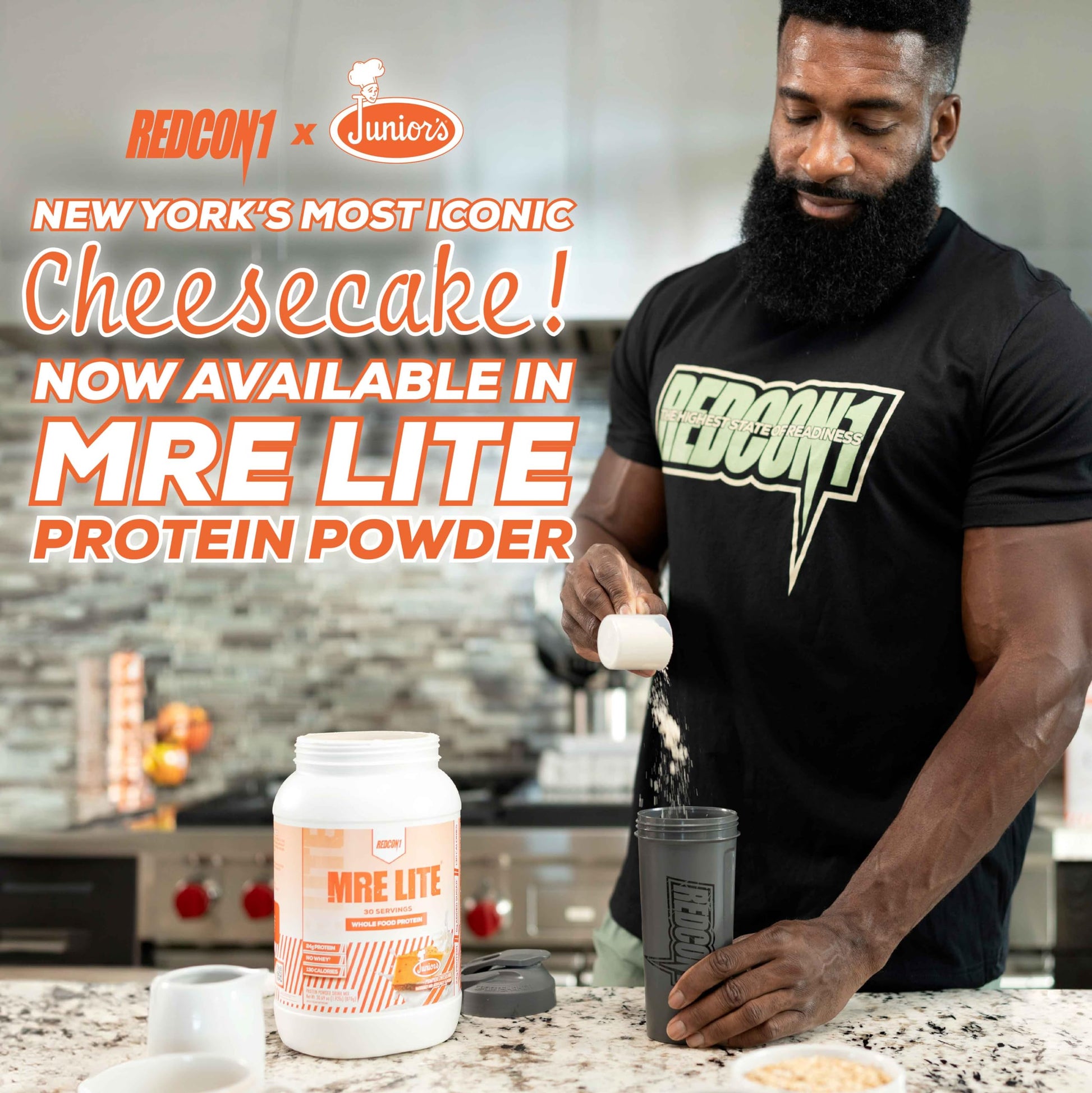 REDCON1 MRE Lite Whole Food Protein Powder, Juniors, Pumpkin Cheesecake - Low Carb REDCON1 uk supplements