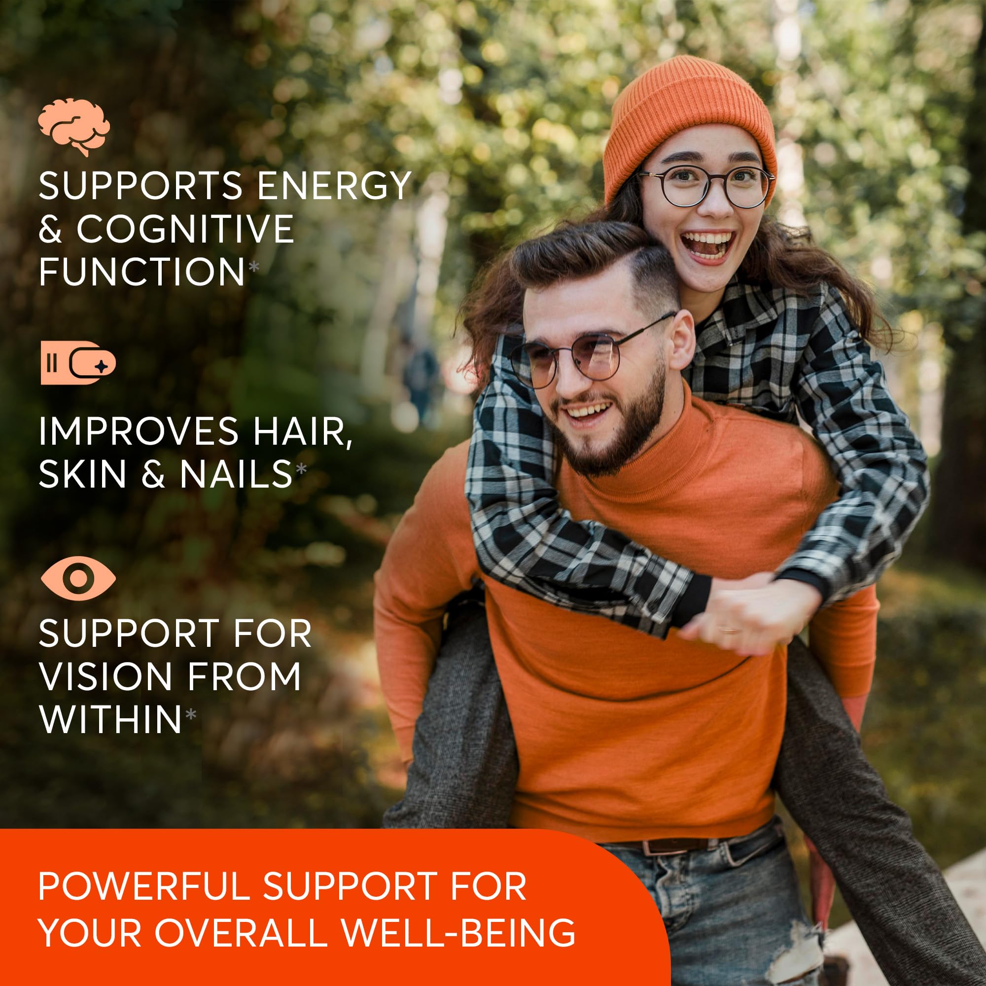 Multivitamin Supplement | Complex with Vitamin A, C, D, E, K1, B, Zinc & Chromium | Hair, Skin & Nail Beauty Vitamins | Immune Support Supplements for Men & Women | 60 Capsules SUPLINT uk supplements