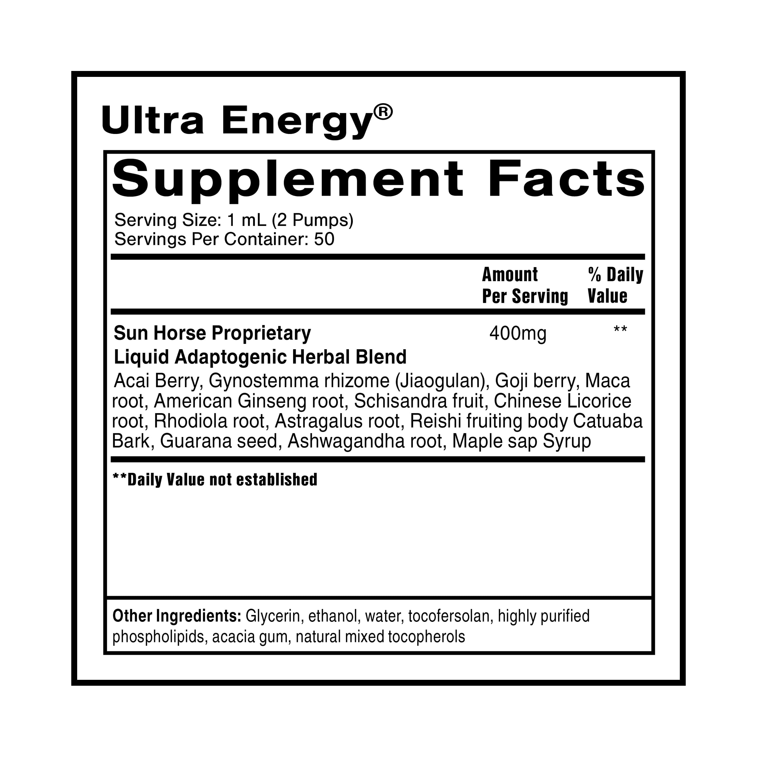 Quicksilver Scientific Dr. Shade's Ultra Energy - Liposomal Adaptogenic Adrenal, Cognitive Support Supplement with Rhodiola, Reishi, Ashwagandha for Women + Men (1.7 fl oz / 50ml) Quicksilver Scientific uk supplements