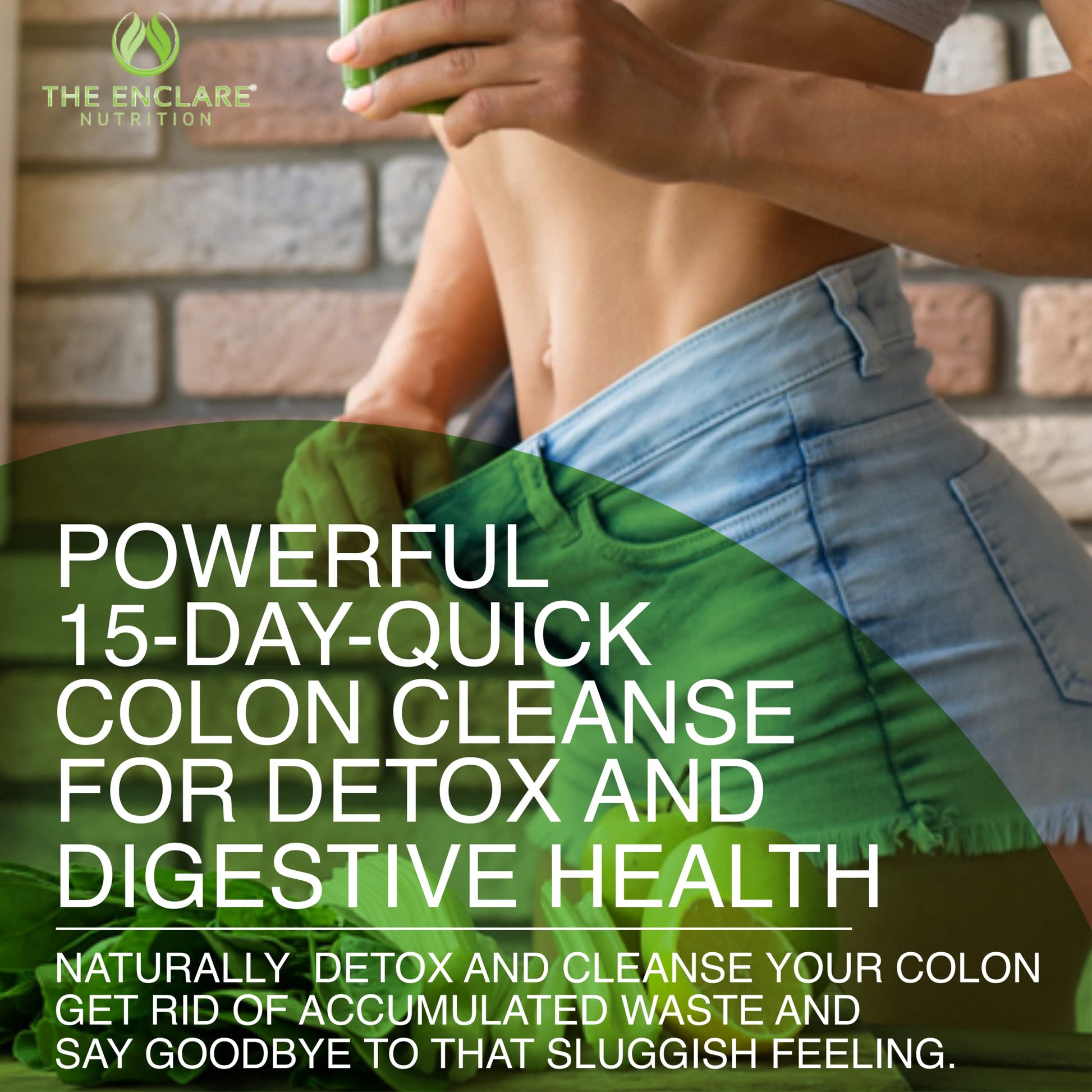 Colon Cleanse Fast-Acting Colon Cleanser Detox. Healthy Bowel Movement THE ENCLARE NUTRITION uk supplements
