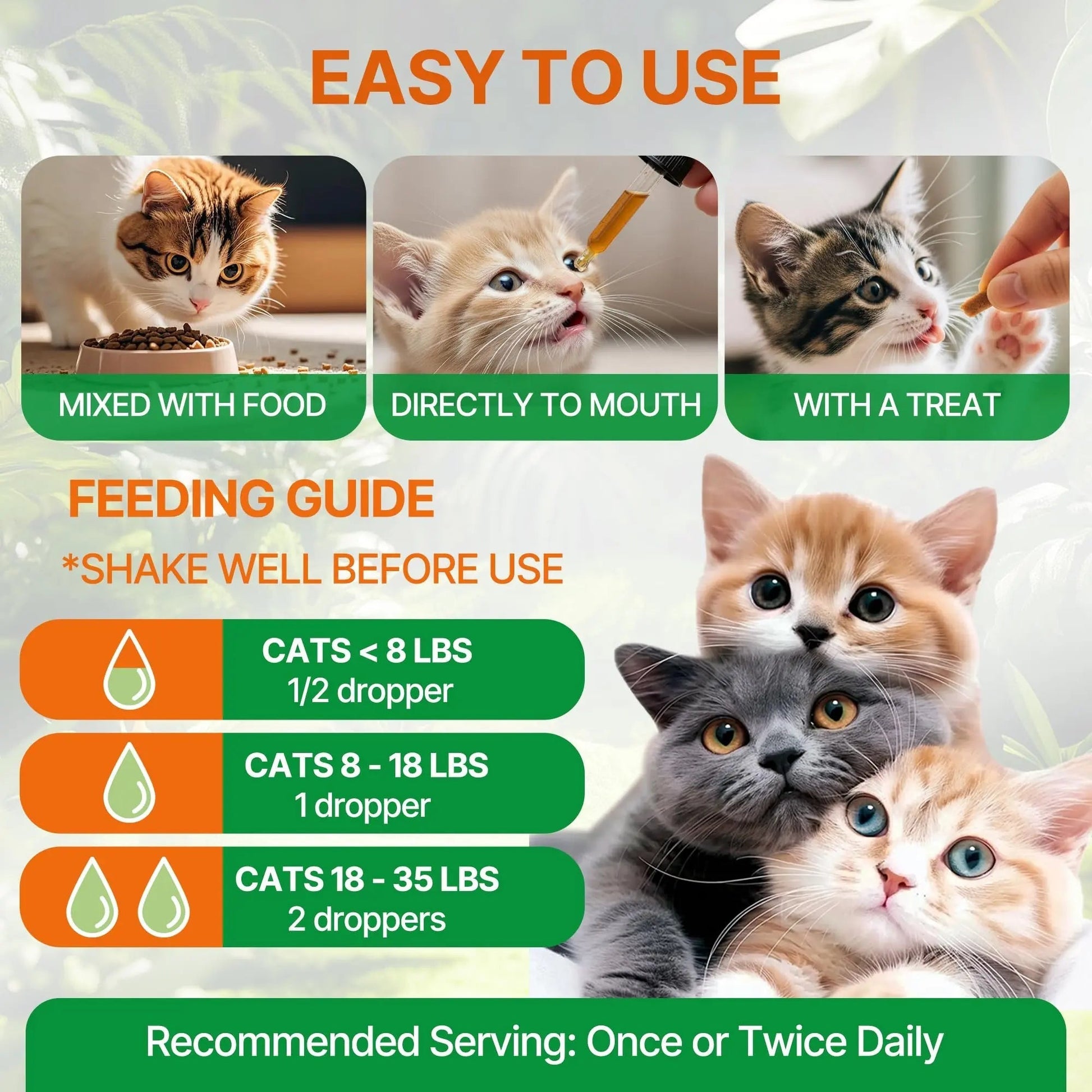 Cat Bladder Remedy for Stones & Crystals, Kidney StonesDissolver forCat- Urinary Free The Flow - Cat Urinary Tract Infection Treatment for Stones, Herbal CatUTI Remedy for Stone Relief & Prevention Qanoreth uk supplements