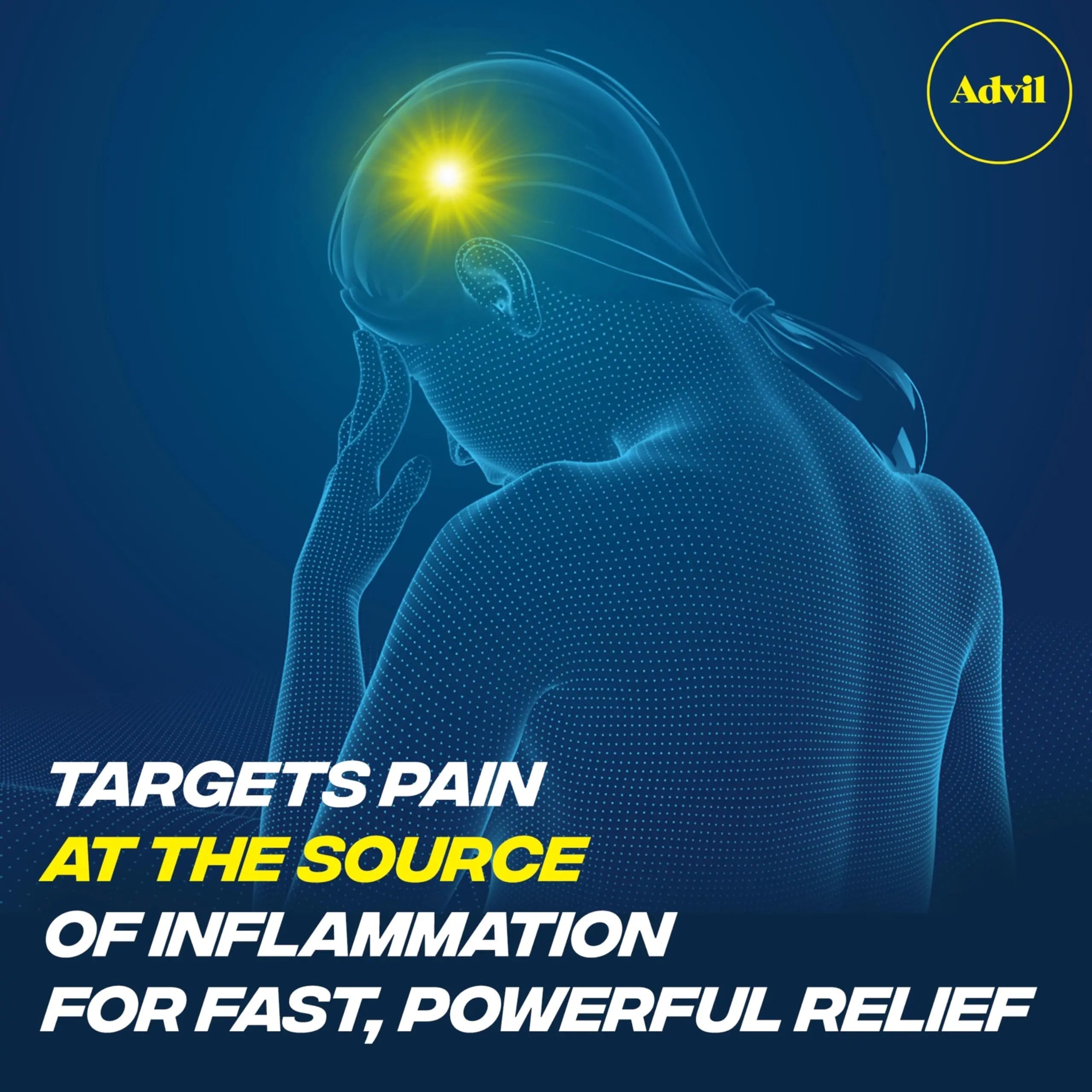 Advil Pain Reliever and Fever Reducer, Pain Relief Medicine with Ibuprofen 200mg for Headache, Backache, Menstrual Pain and Joint Pain Relief - 10 Coated Tablets Advil uk supplements