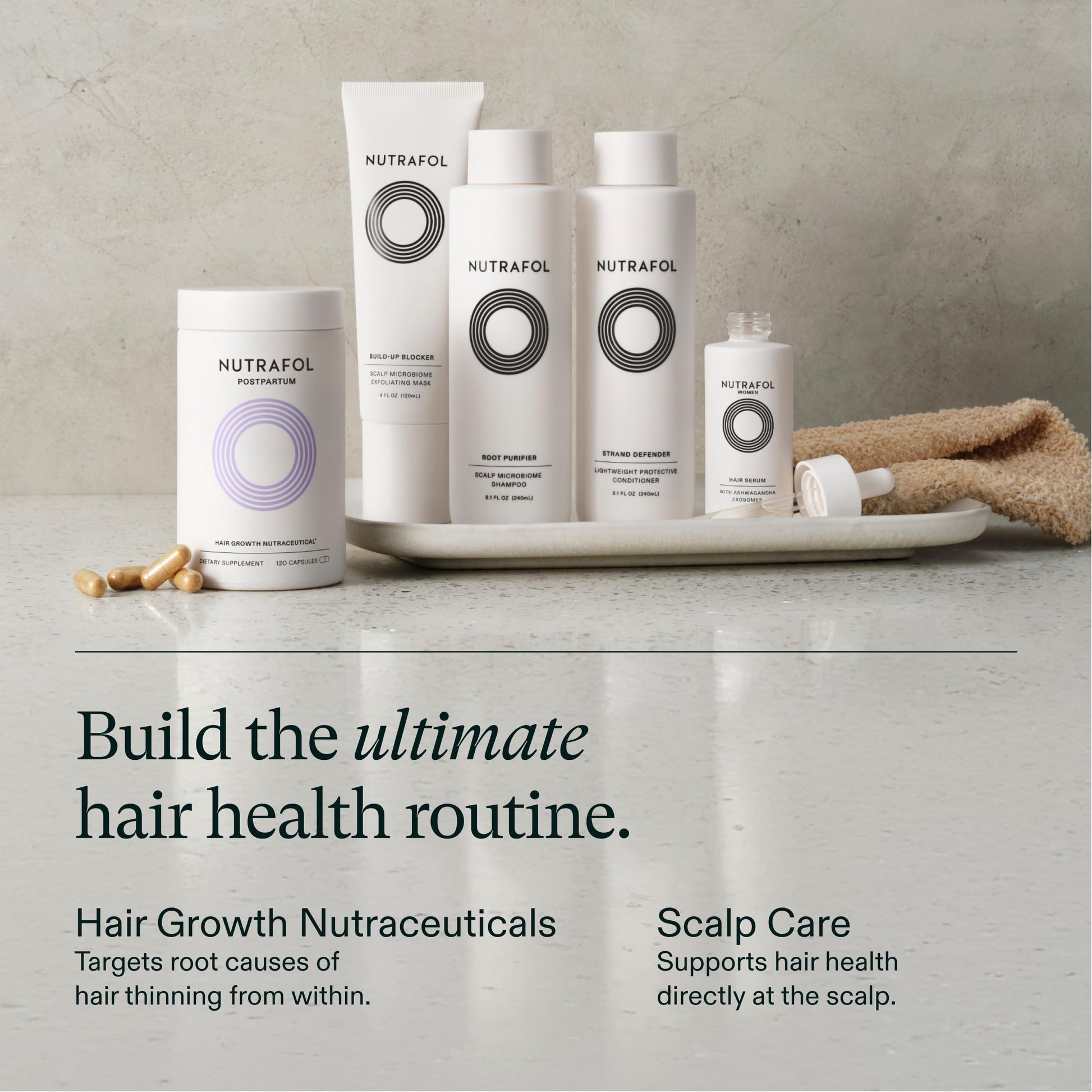 Nutrafol Postpartum Hair Growth Supplements, Clinically Tested for Visibly Thicker Hair and Less Shedding, Breastfeeding-friendly - 1 Month Supply Nutrafol uk supplements