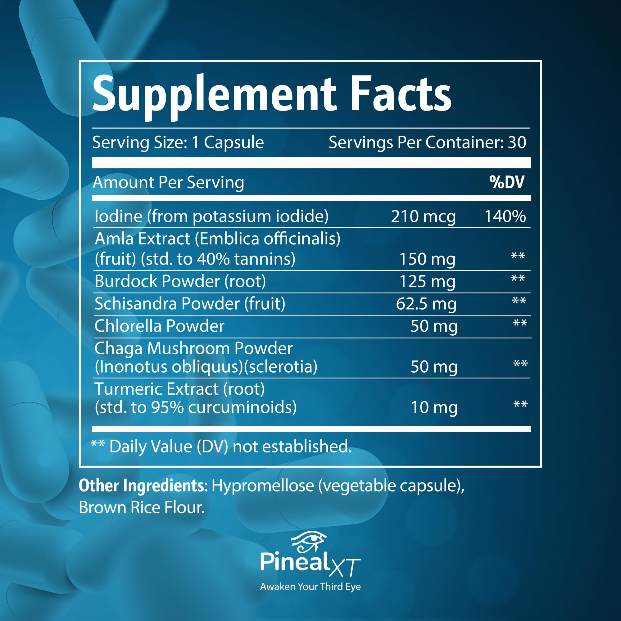Nutraville Pineal XT Gold - Pineal Gland Supplement - Third Eye Awakening - Focus and Memory Supplement for Brain - 7 Powerful Ingredients Decalcify, Detox, and Activate Your Pineal Gland, 2 Pack Nutraville uk supplements