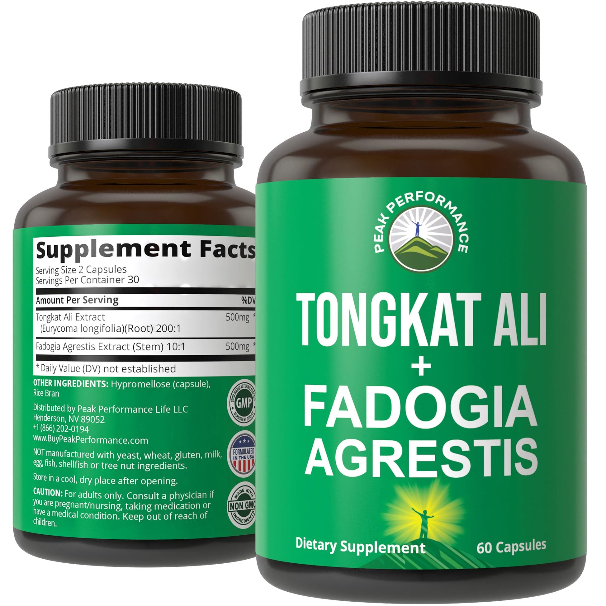 Tongkat Ali + Fadogia Agrestis 2-in-1 T Supplement for Men. Ultra High Strength Tongkat-Ali Longjack Extract + Fadogia Agrestis Extract. Vegan Capsules. Support Natural Energy. USA Tested Pills Peak Performance uk supplements
