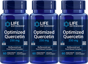 Life Extension Optimized Quercetin Capsules, 60 Vegetarian Capsules (Pack of 3) Life Extension uk supplements