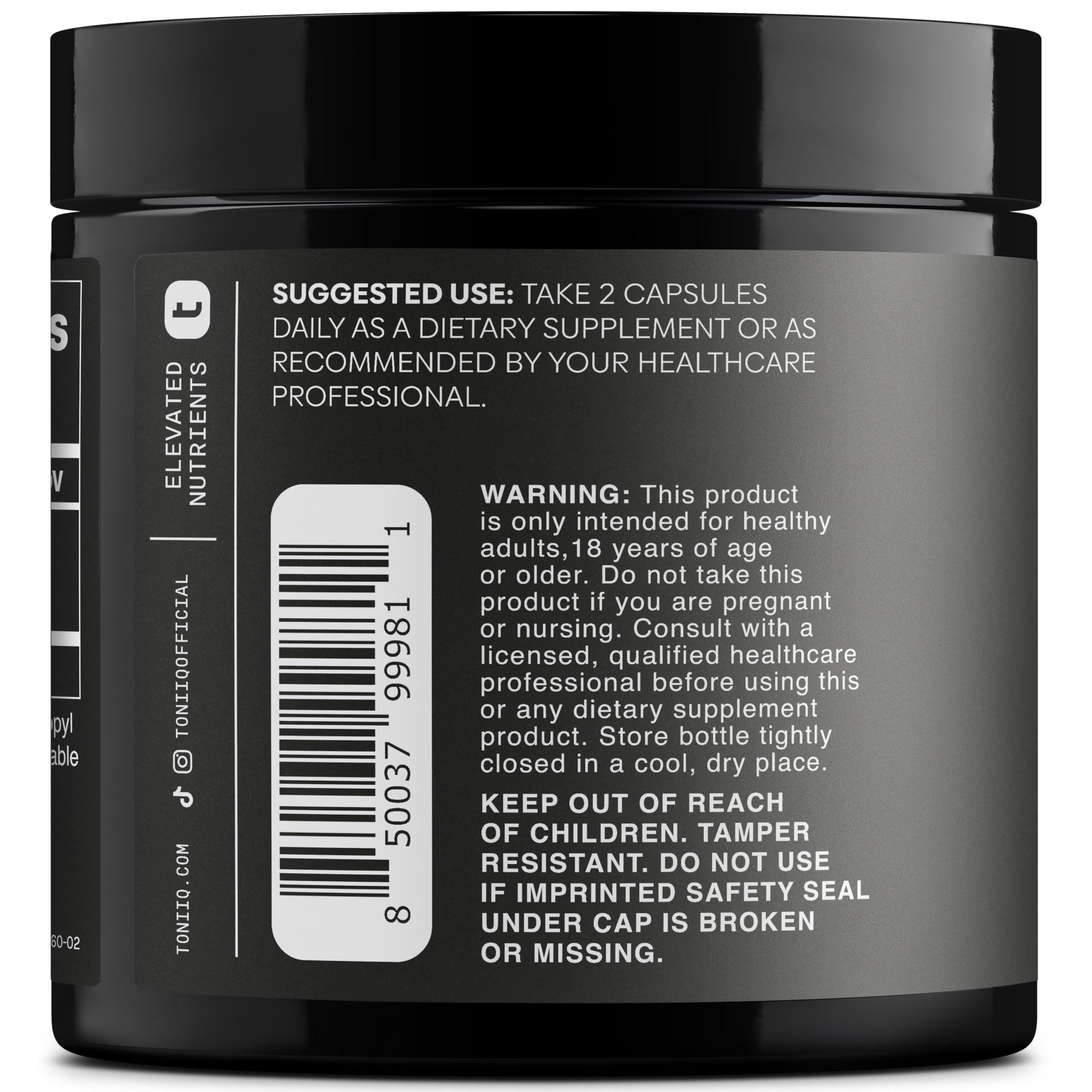 Ultra High Potency Third-Party Tested Trans Resveratrol 1000mg - 98% Pure, Highly Purified and Bioavailable - Resveratrol Polygonum Root Extract - 60 Capsules Toniiq uk supplements