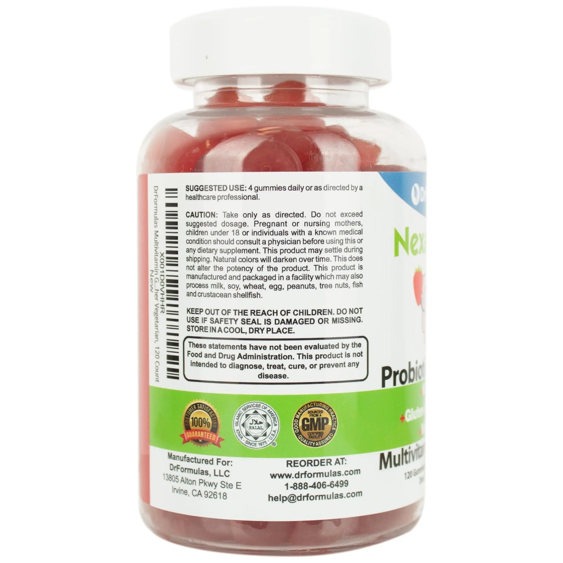 DrFormulas Multivitamin Gummies with Omega 3 and Probiotics for Kids and Adults with Vitamin C | Nexabiotic with Vitamin A, C, D3, E, B6, B12 DrFormulas uk supplements