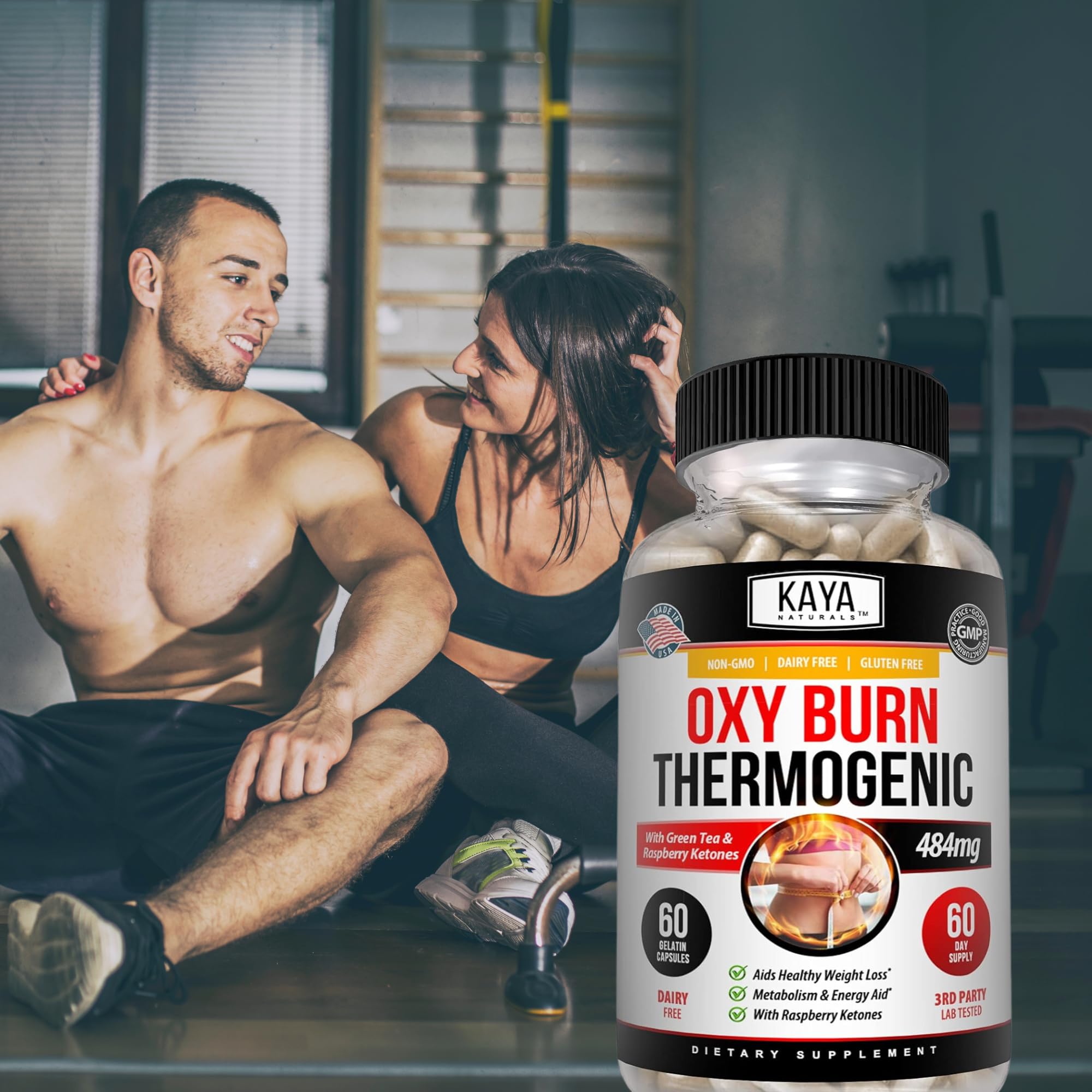 Kaya Naturals Oxy Burn - Weight Loss Pills for Women & Men - Appetite Suppressant Kaya Naturals uk supplements