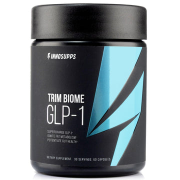 InnoSupps Trim Biome GLP-1 - Gut Health + Metabolic Support* - Prebiotic + Probiotic + Postbiotic - Akkermansia + Berberine - 60 Capsules. 30 Servings InnoSupps uk supplements