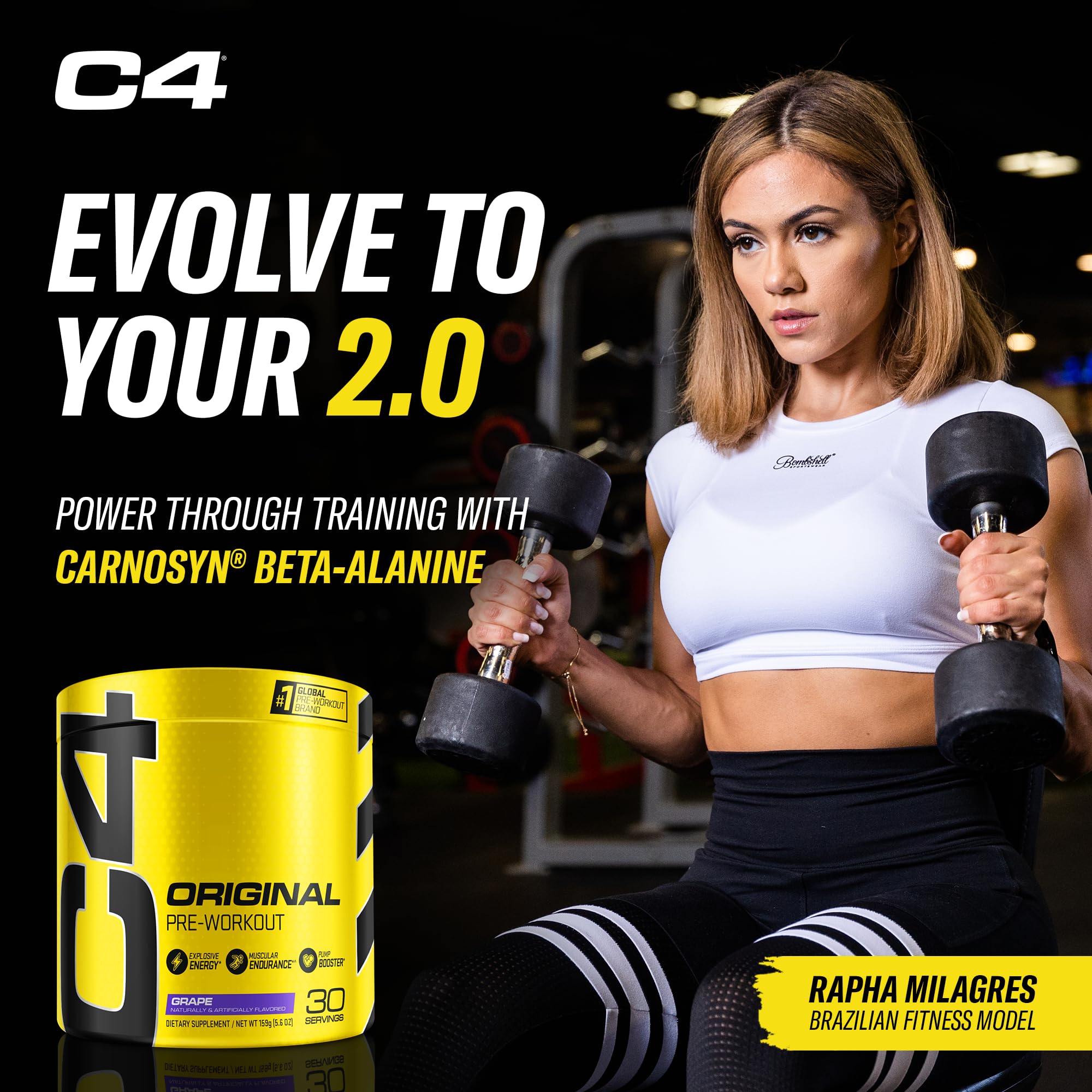 Cellucor C4 Original Pre Workout Powder Grape Sugar Free Preworkout Energy Cellucor uk supplements