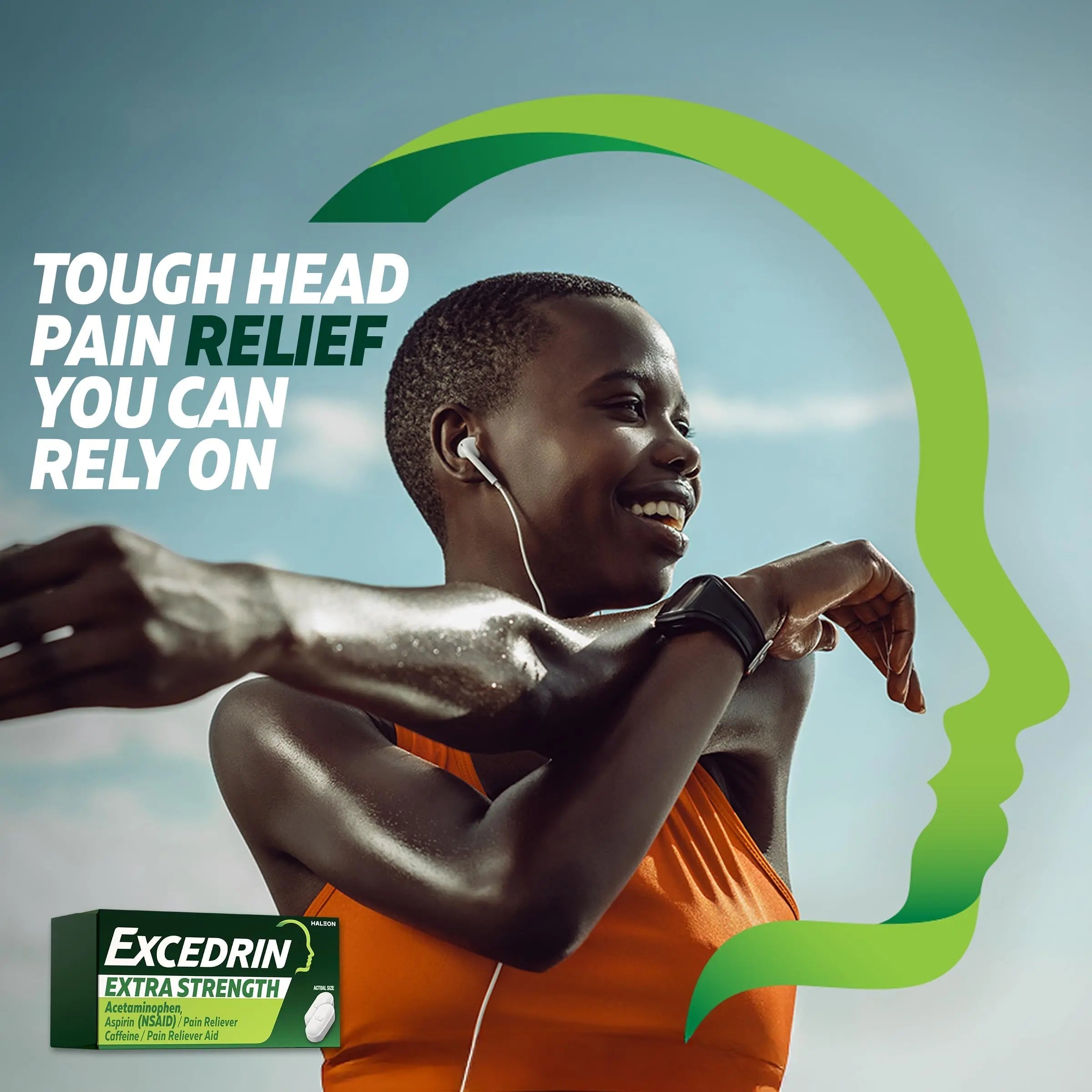 Excedrin Extra Strength Caplets for Headache Pain Relief, Acetaminophen 250mg, Aspirin 250mg, Caffeine 65mg, Pain Reliever, 24 count Excedrin uk supplements
