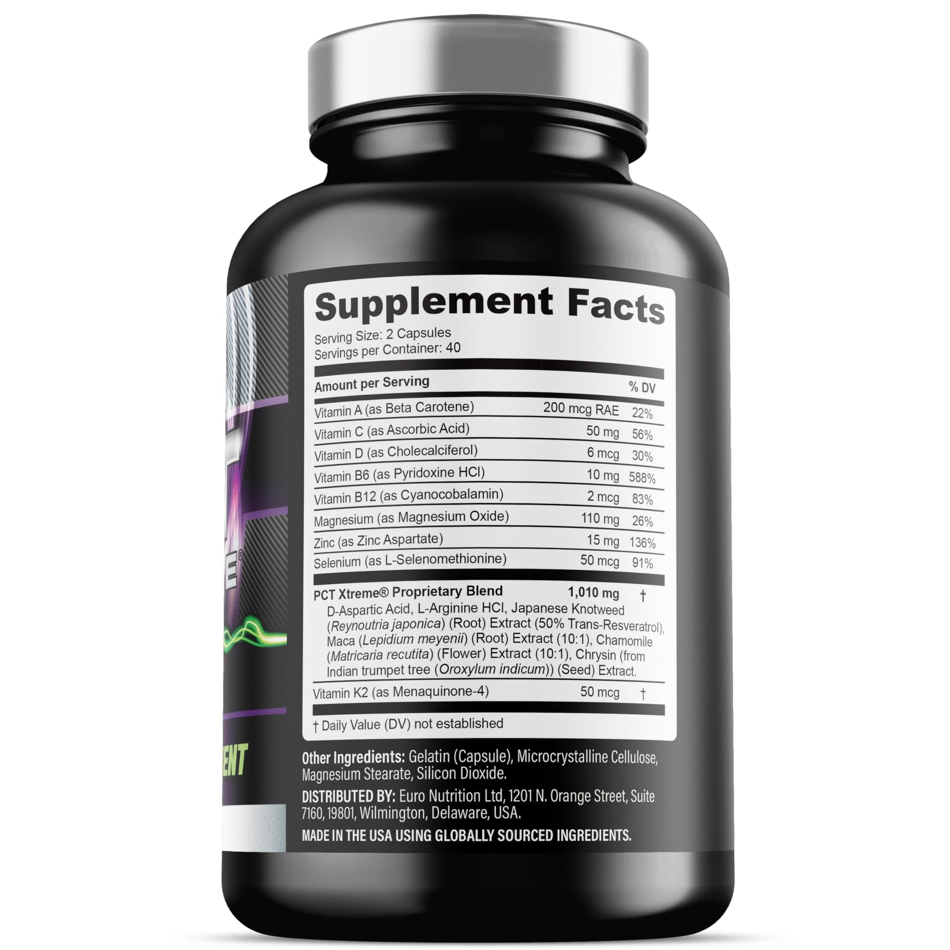 Iron Labs Nutrition PCT Xtreme - PCT Supplement for Men - 30 Day Course - Post Cycle Support Booster (80 Capsules) Iron Labs Nutrition uk supplements