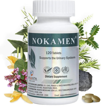 Ananta Medicare USA NOKAMEN – Kidney & Urinary Tract Support Herbal Formula, 120 Tabs Ananta Medicare USA uk supplements