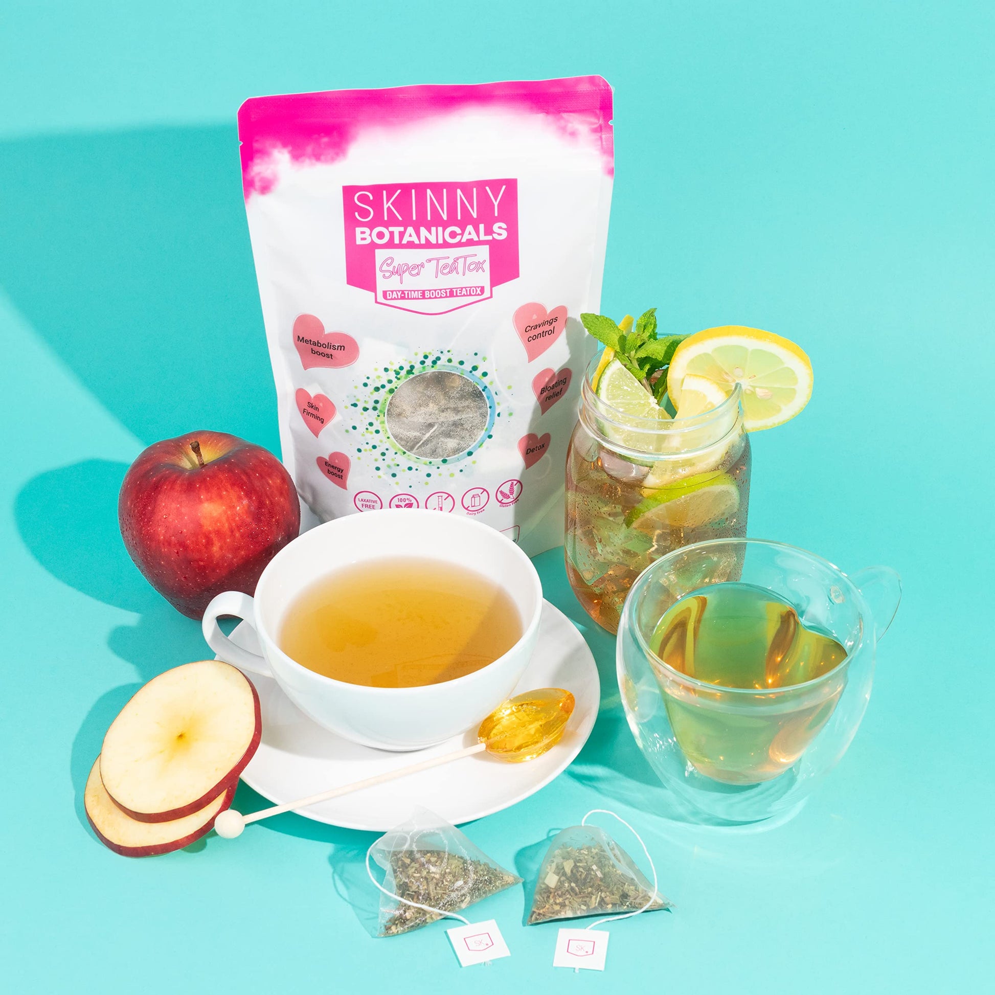 Skinny Botanicals Daytime Detox Tea for Body Cleanse All Natural - Laxative-Free, Supports Skinny Botanicals uk supplements