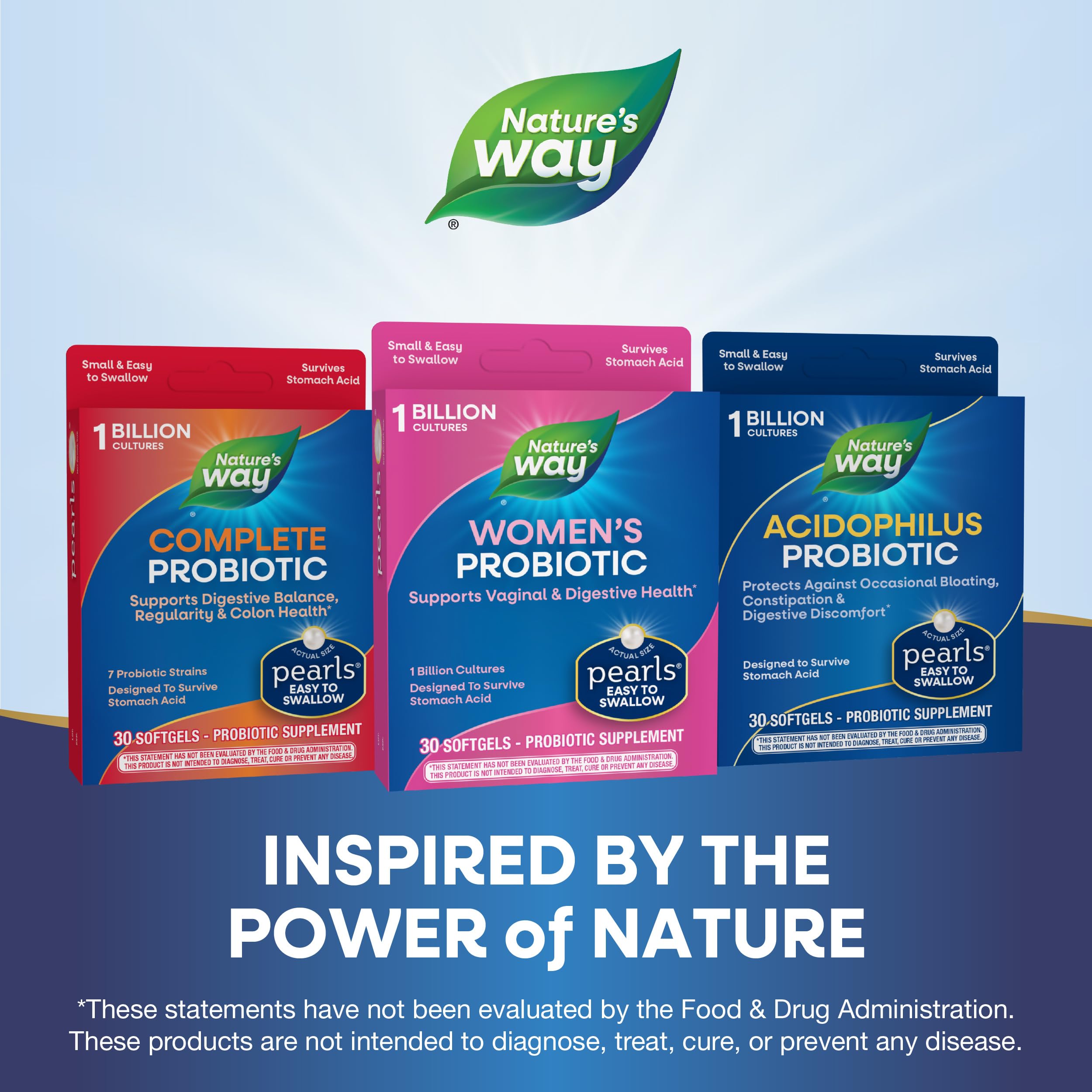 Nature's Way Women's Probiotic Pearls, Supports Vaginal and Digestive Health*, 1 Billion Live Cultures Nature's Way uk supplements