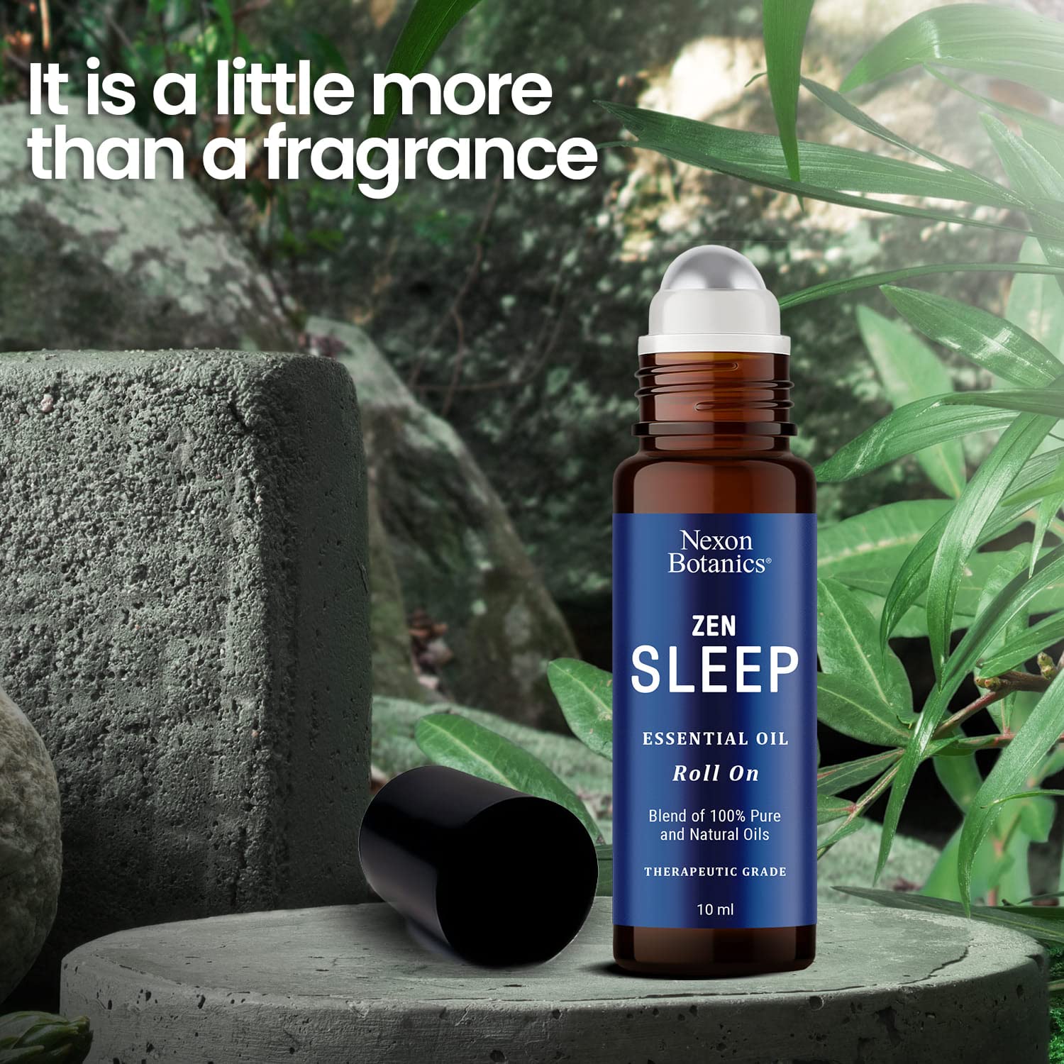 Zen Sleep Essential Oil Roll On 10ml - Roll On Sleep Essential Oil - Roll On Essential Oils Sleep - Serenity Nexon Botanics uk supplements