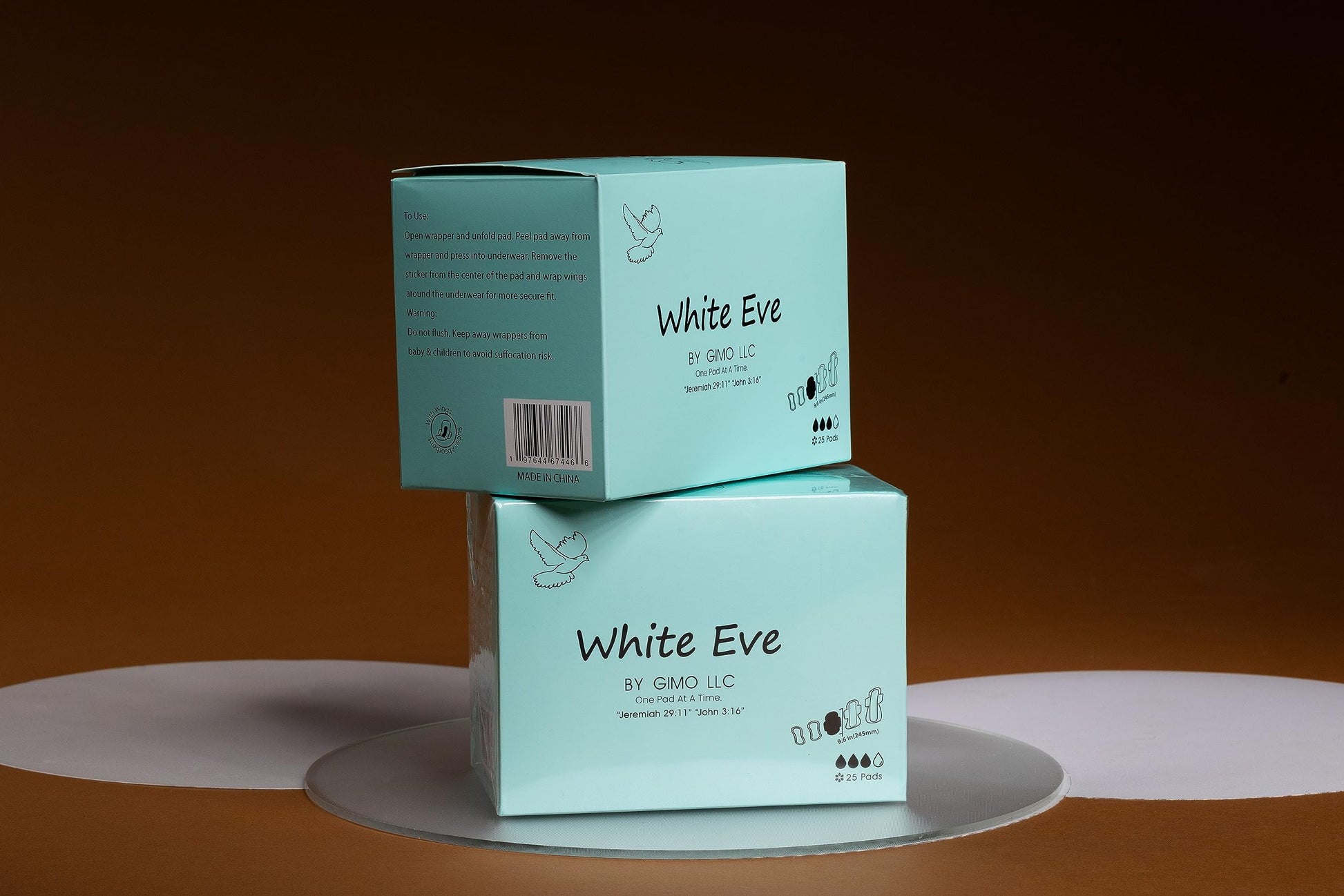 WHITE EVE Sanitary Pad Ultra Thin Sanitary Pads for Women with Fast Absorption and Leak Guard WHITE EVE uk supplements