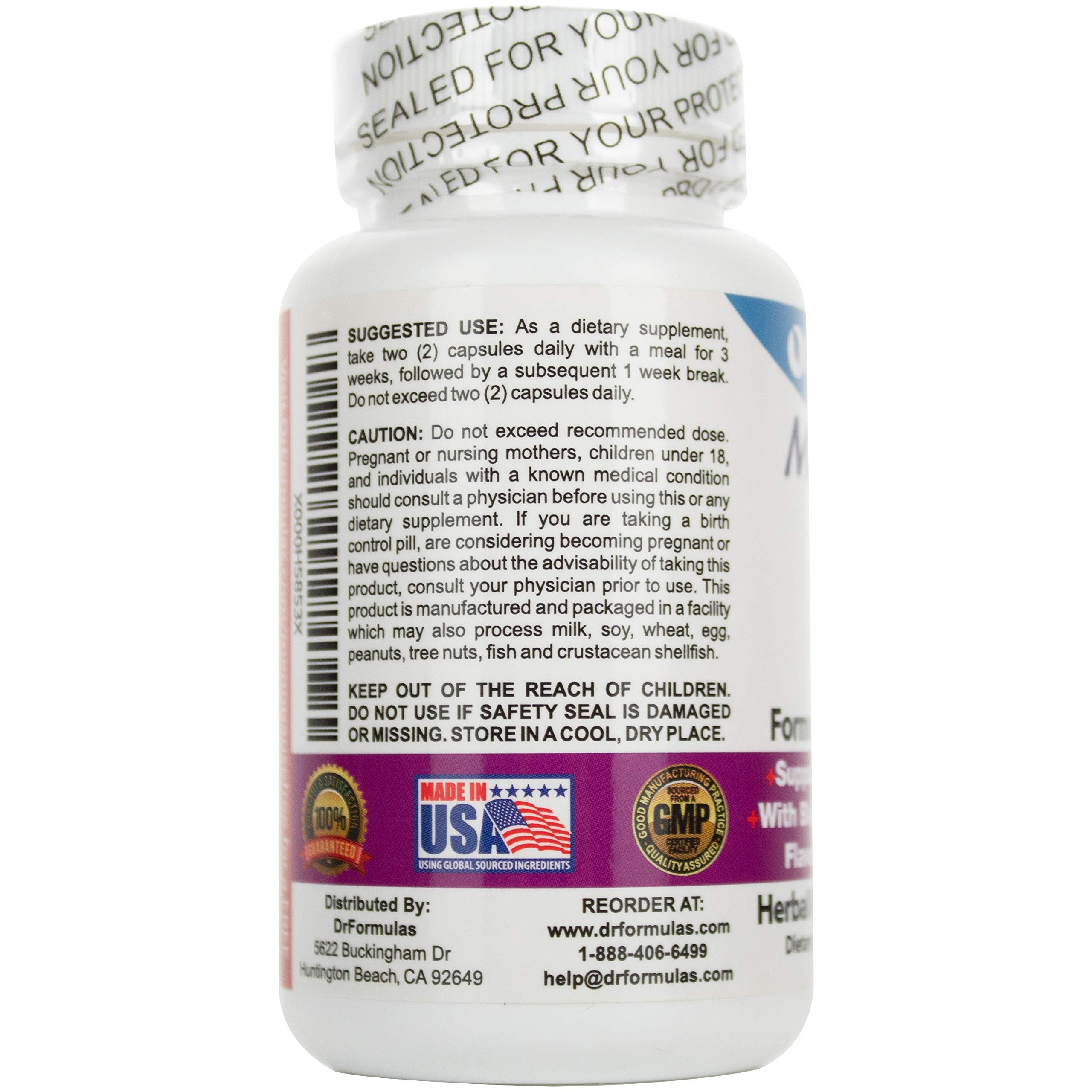 DrFormulas Menopause Supplement for Hot Flashes, Night Sweats 60 Count DrFormulas uk supplements