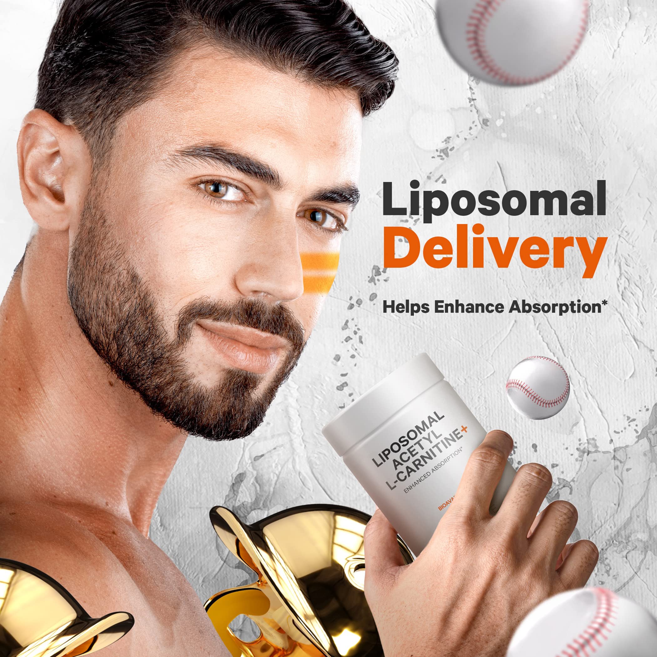 Codeage Liposomal Acetyl-L-Carnitine+ Supplement - 500 mg Acetyl-L-Carnitine per Serving - 3-Month Supply, Liposomal Delivery - Alcar Supplement - L-Carnitine - Non-GMO, Gluten-Free, 90 Capsules Codeage uk supplements