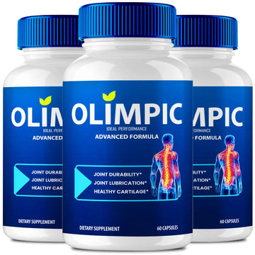 Olimpic Capsules, Advanced Joint Support Supplement Pills for Mobility and Comfort - Maximum Strength, Official Olim Pic Joint Support All Natural Formula, Premium Olim-Pic Reviews (3 Pack) IDEAL PERFORMANCE uk supplements