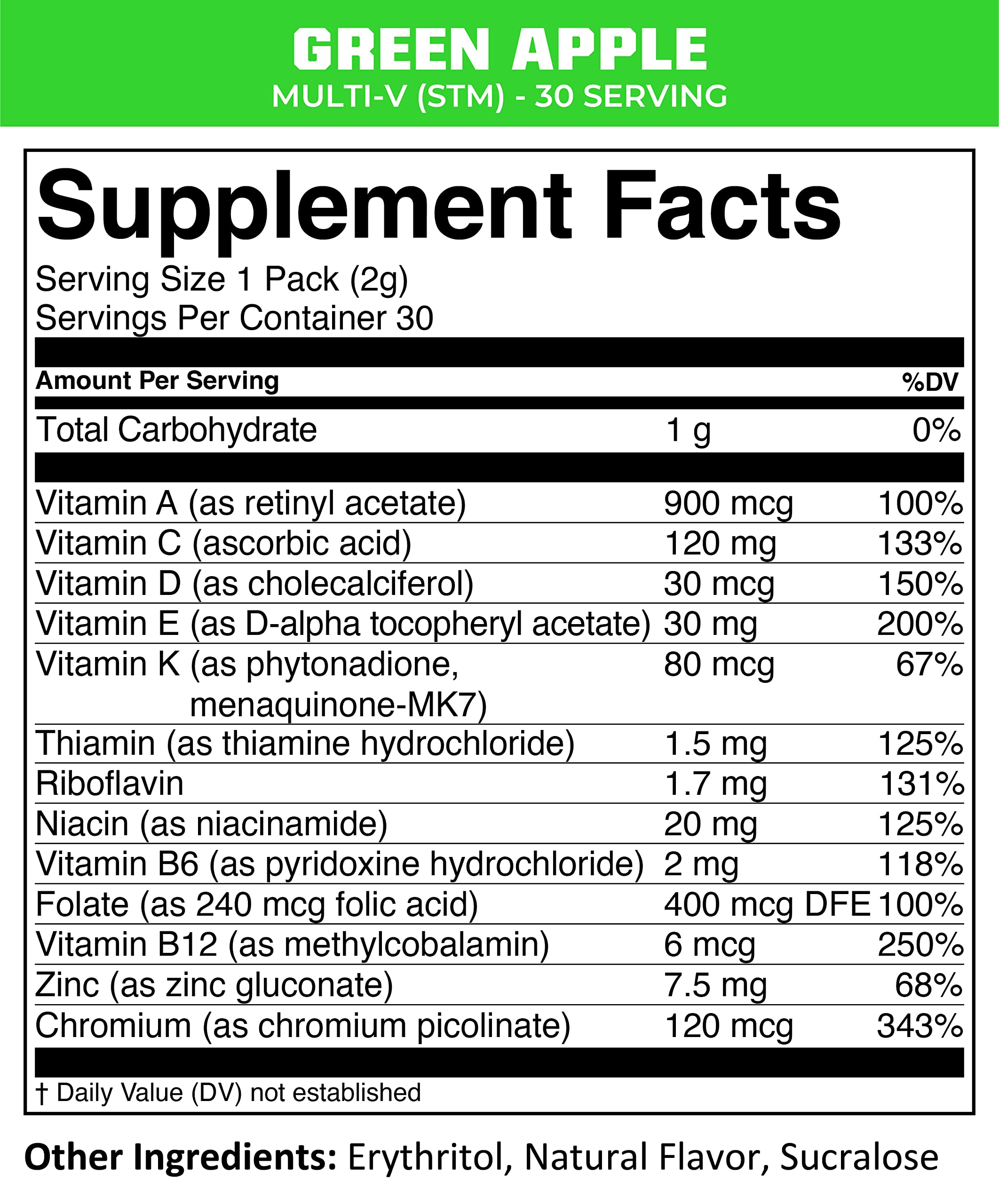 MTN OPS Multi‑V STM On‑the‑Go Daily Multivitamin for Men, Women & Kids – Straight‑to‑Mouth Vitamin C D3 B Zinc Packs – Gluten Free, Natural Flavors, 30 Servings MTN OPS uk supplements