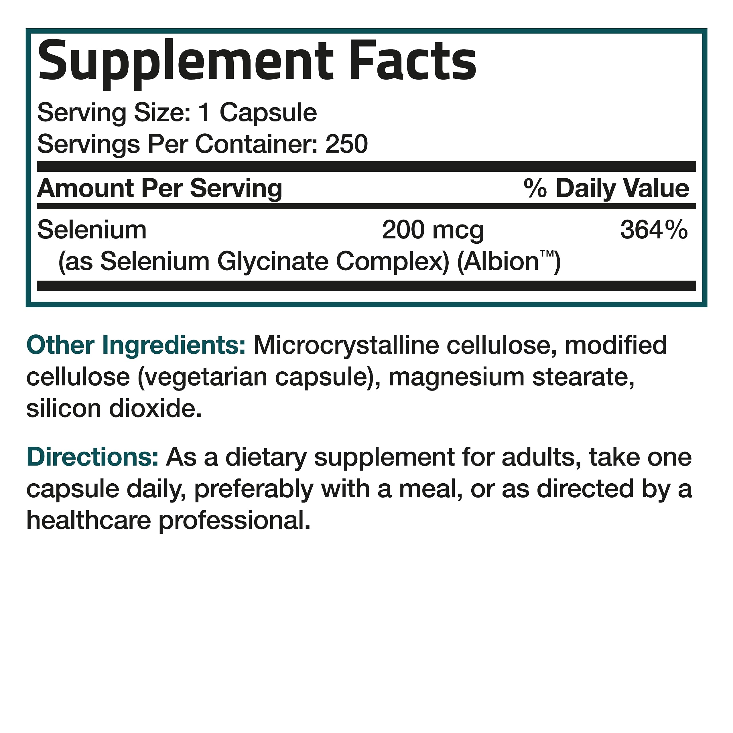 Bronson Selenium 200 mcg – Yeast Free Chelated Amino Acid Complex - Essential Trace Bronson uk supplements