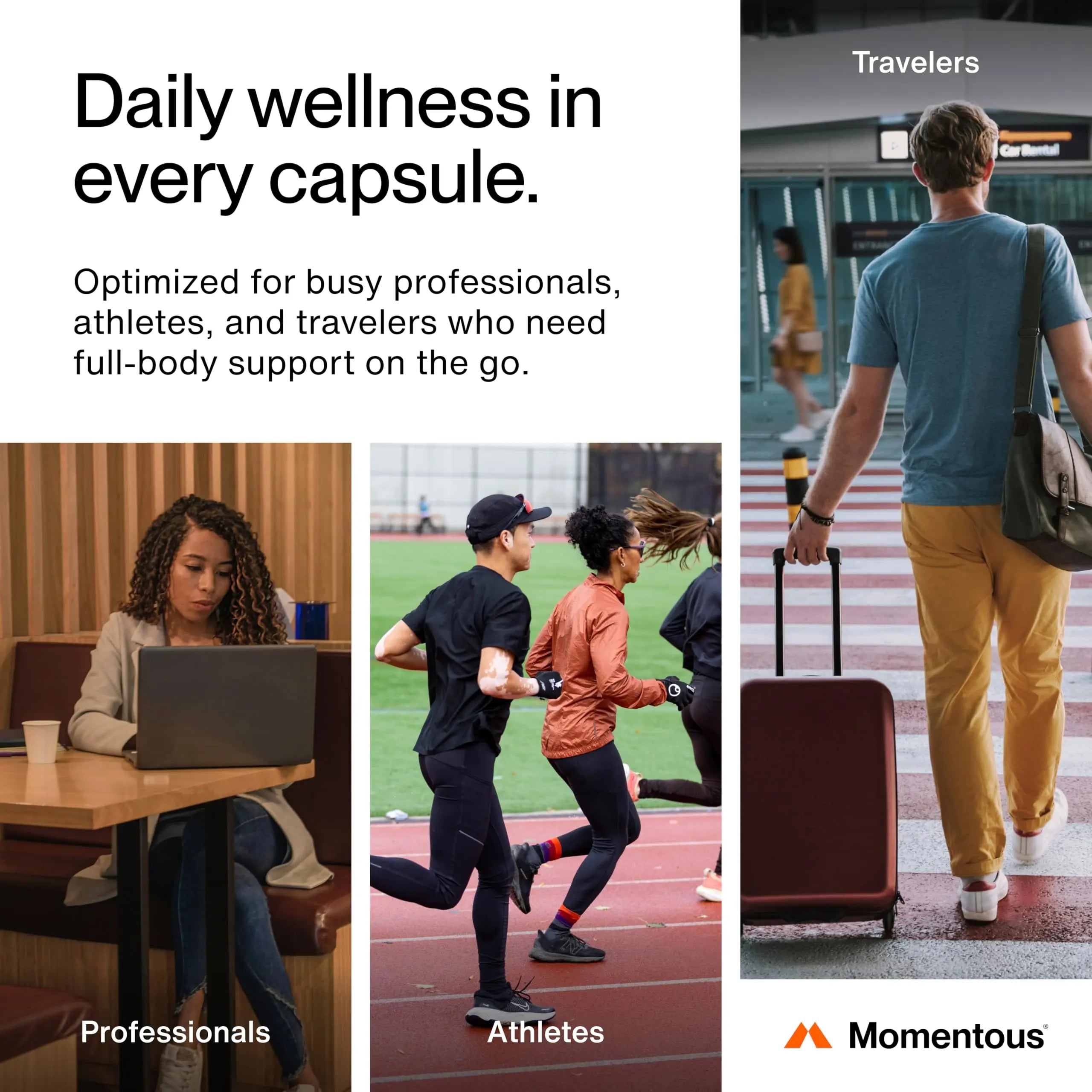 Momentous Essential Multivitamin for Women & Men - Complete Vitamin & Mineral Complex for Athletes & Wellness Enthusiasts - GMO- & Gluten-Free Momentous uk supplements
