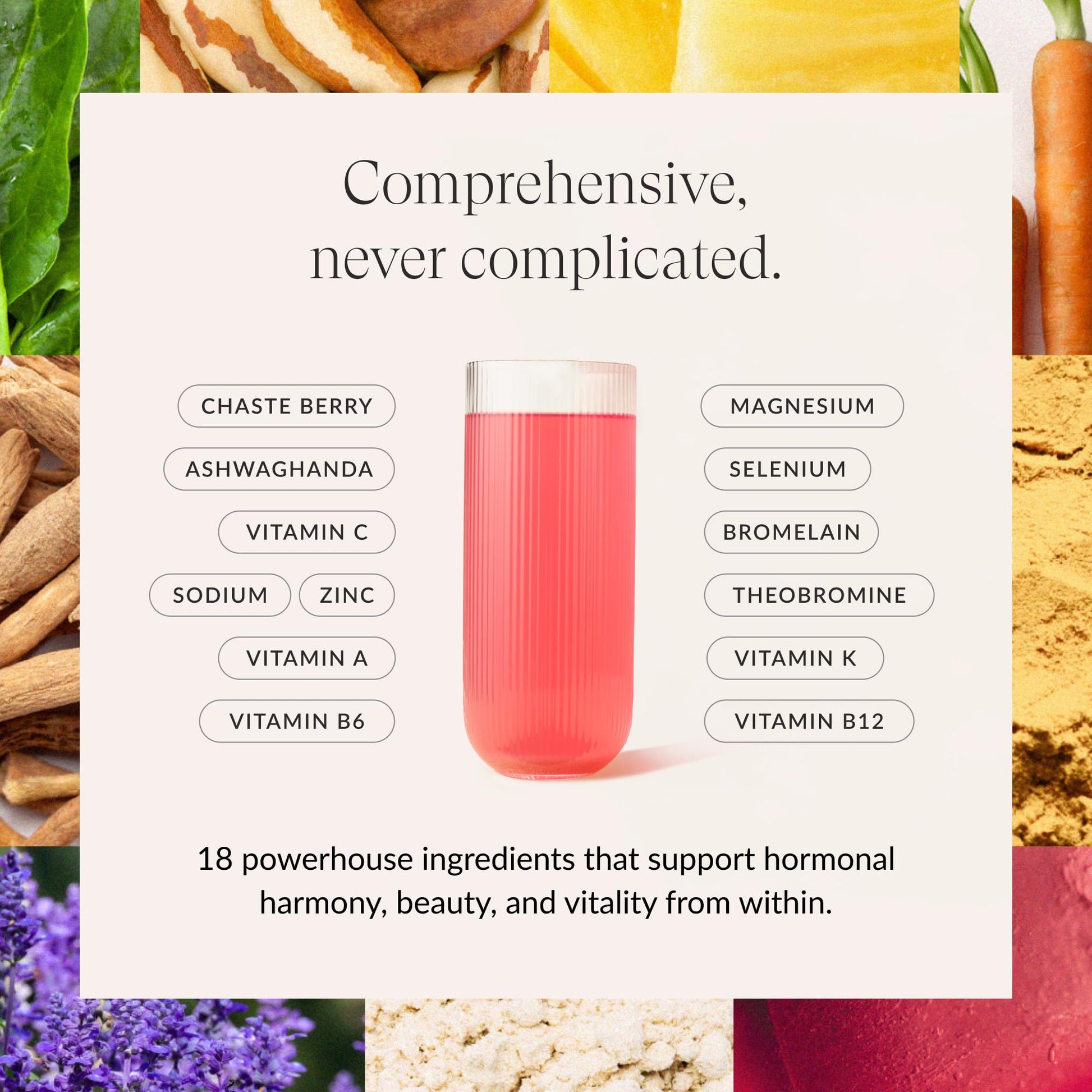 Beam Glow, Hormone Balance for Women, Strawberry Kiwi and Raspberry Bundle, Thyroid Support for Women, Natural Hormone Support Powder with Selenium and Bromelain, PMS Relief, Energy, Hair, Skin Health Beam uk supplements